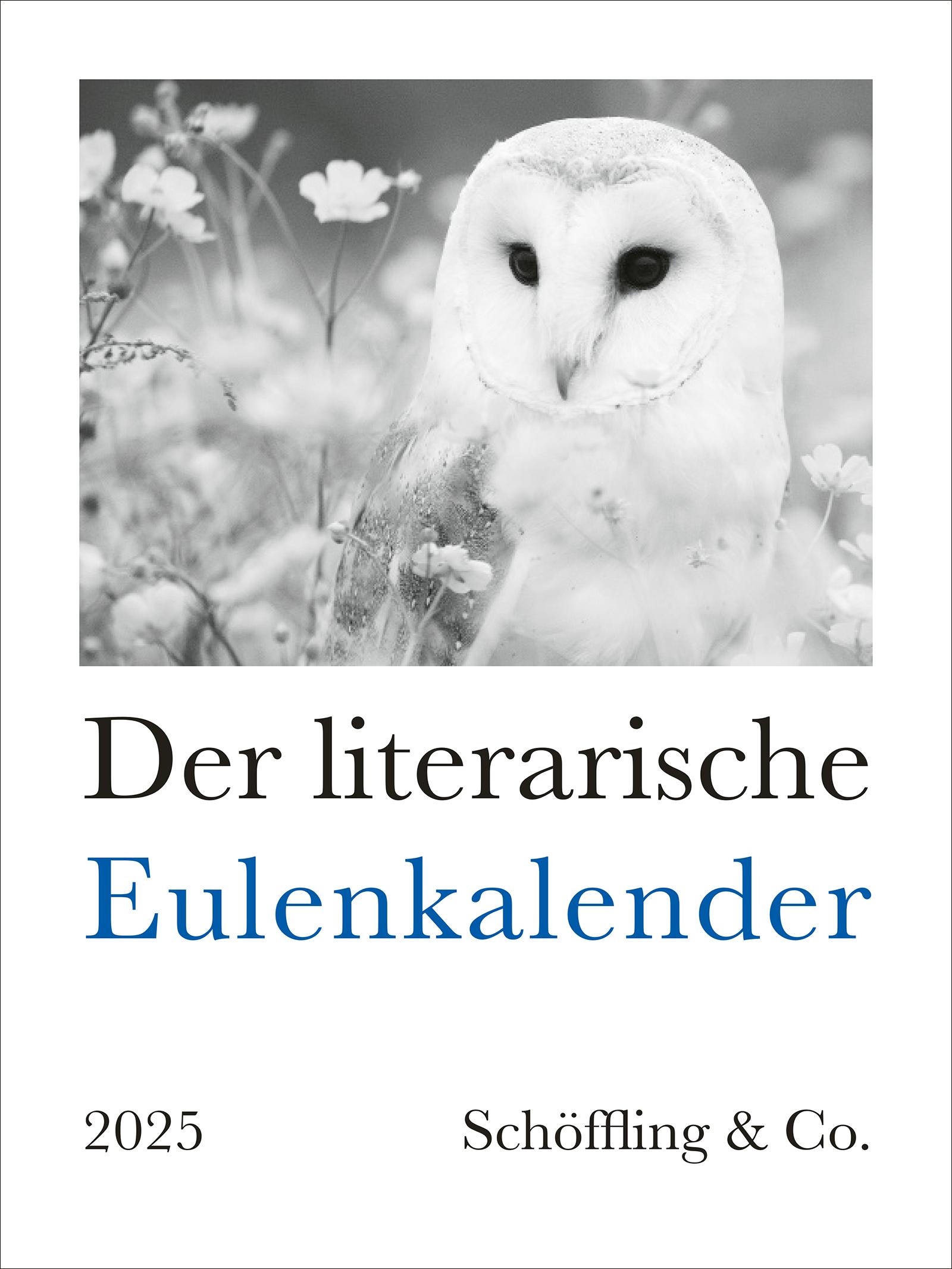 Vorderes Coverbild Der literarische Eulenkalender 2025