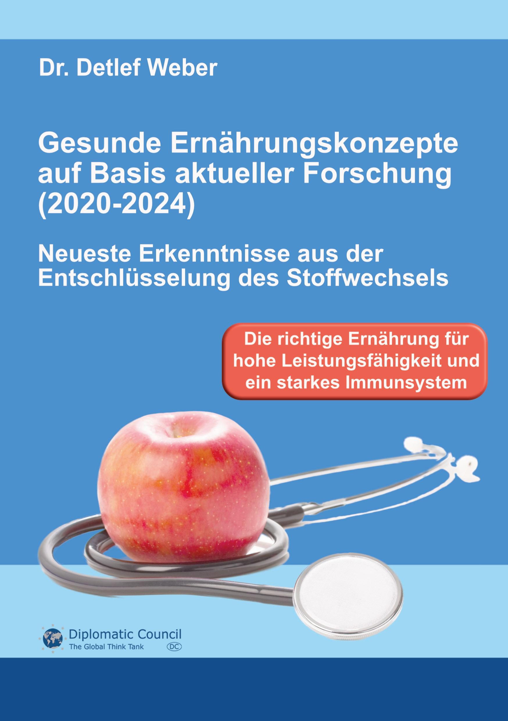 Vorderes Coverbild Gesunde Ernährungskonzepte auf Basis aktueller Forschung (2020-2024)