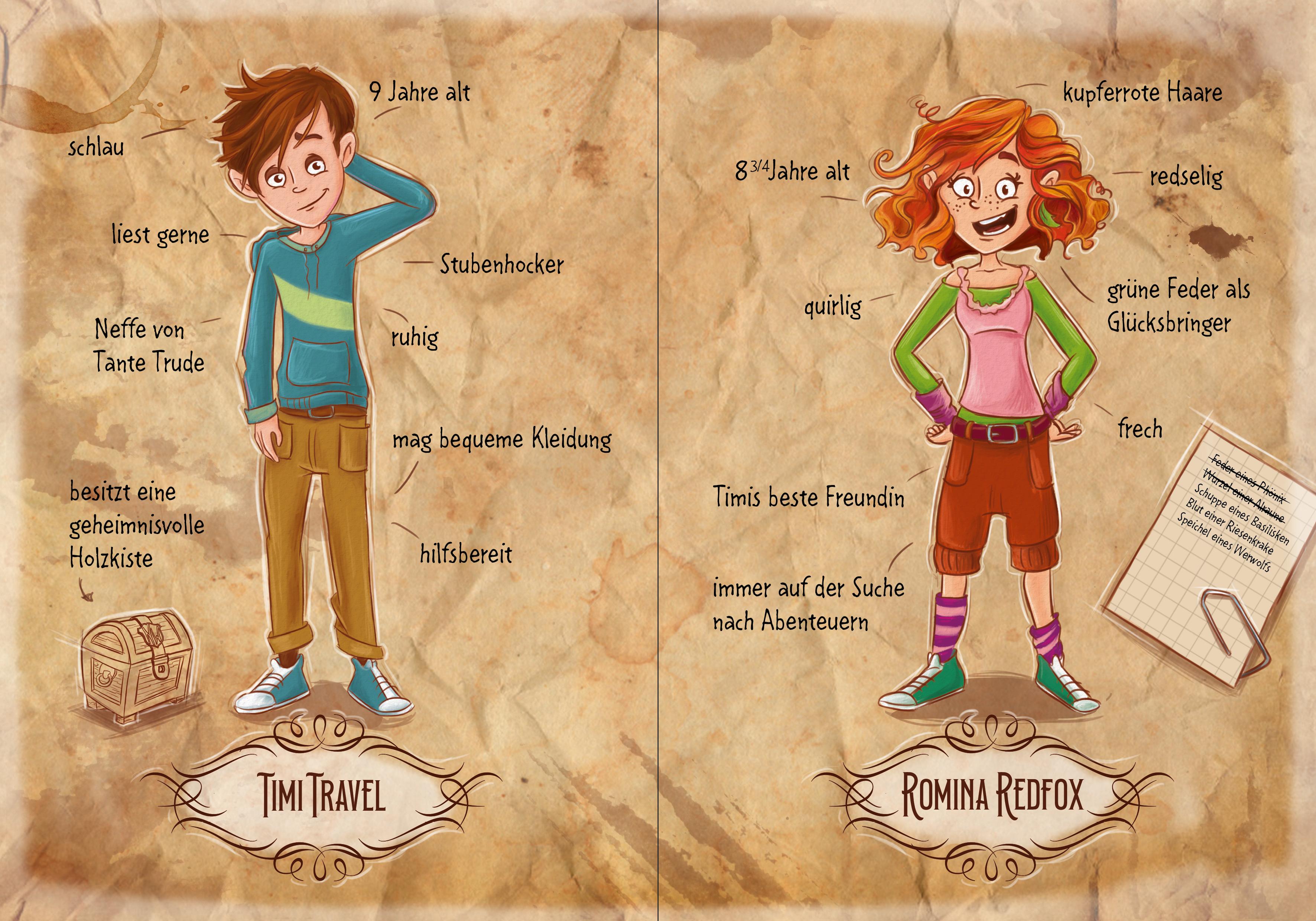 Beispielinhalt (Bild) Timi Travel und die Schuppe des Basilisken