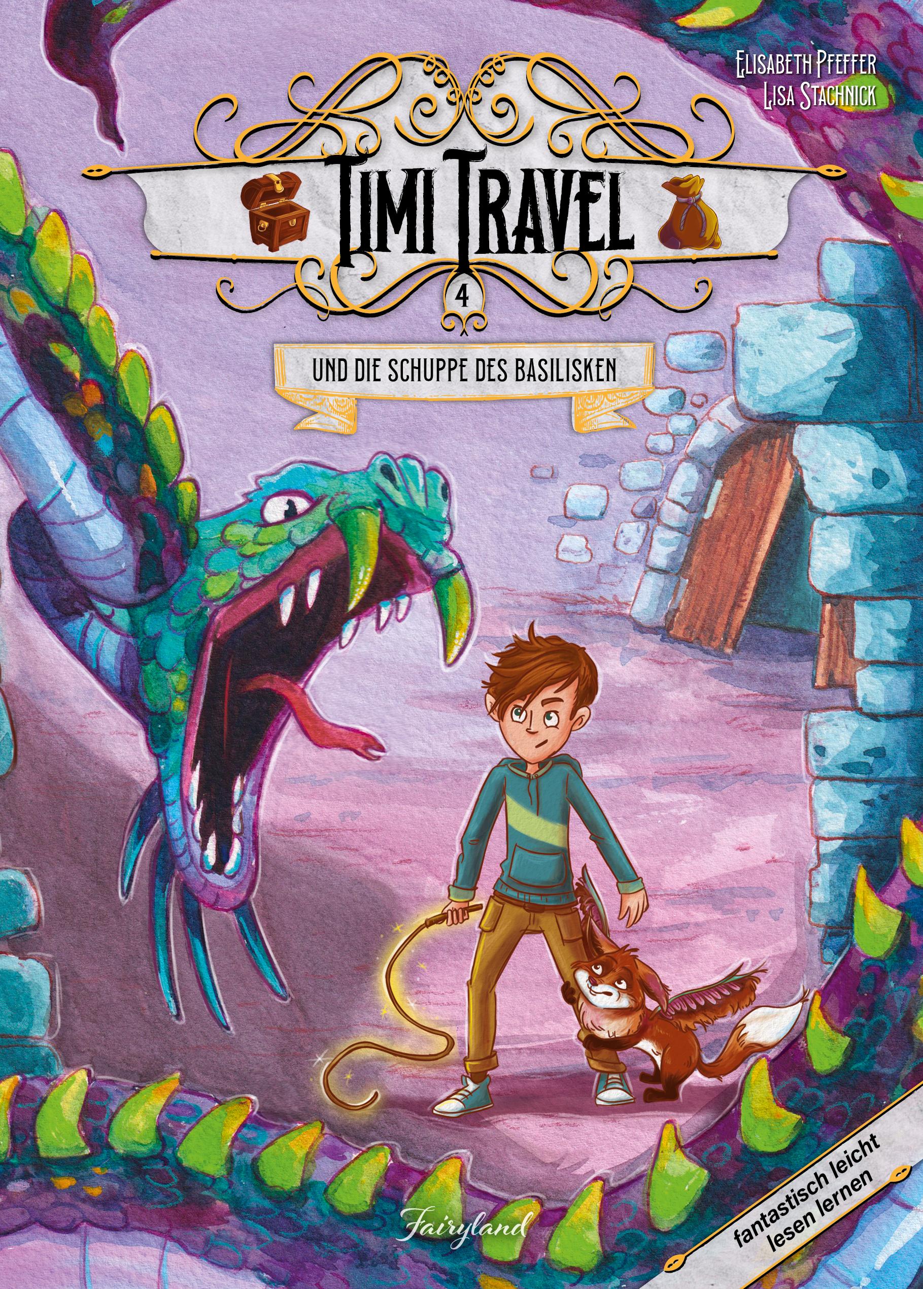 Vorderes Coverbild Timi Travel und die Schuppe des Basilisken