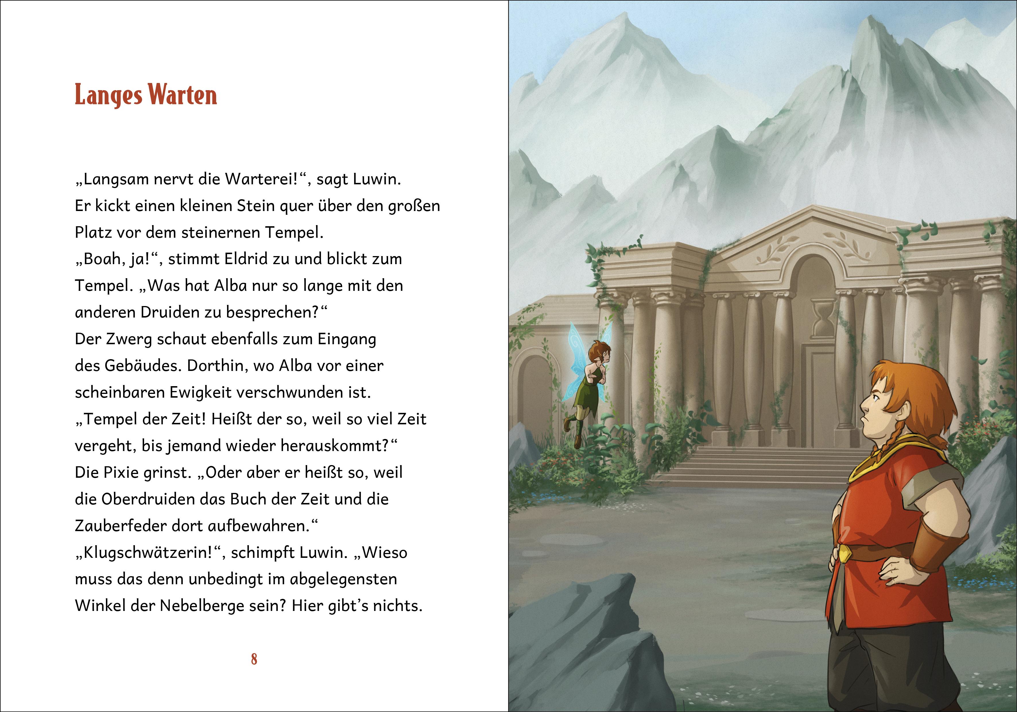 Beispielinhalt (Bild) Die Wächterin der Zeit