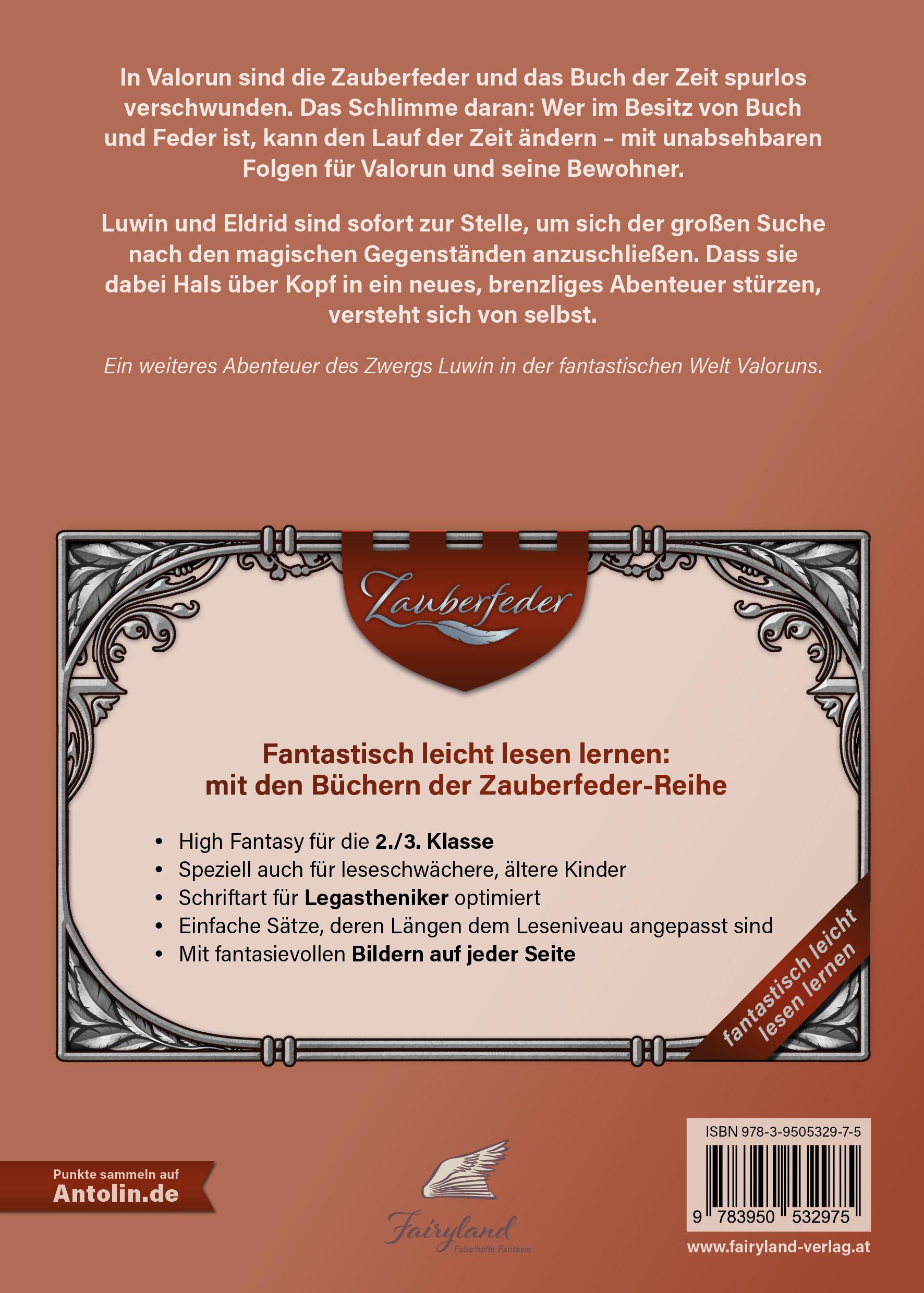 Rückseitencover Die Wächterin der Zeit