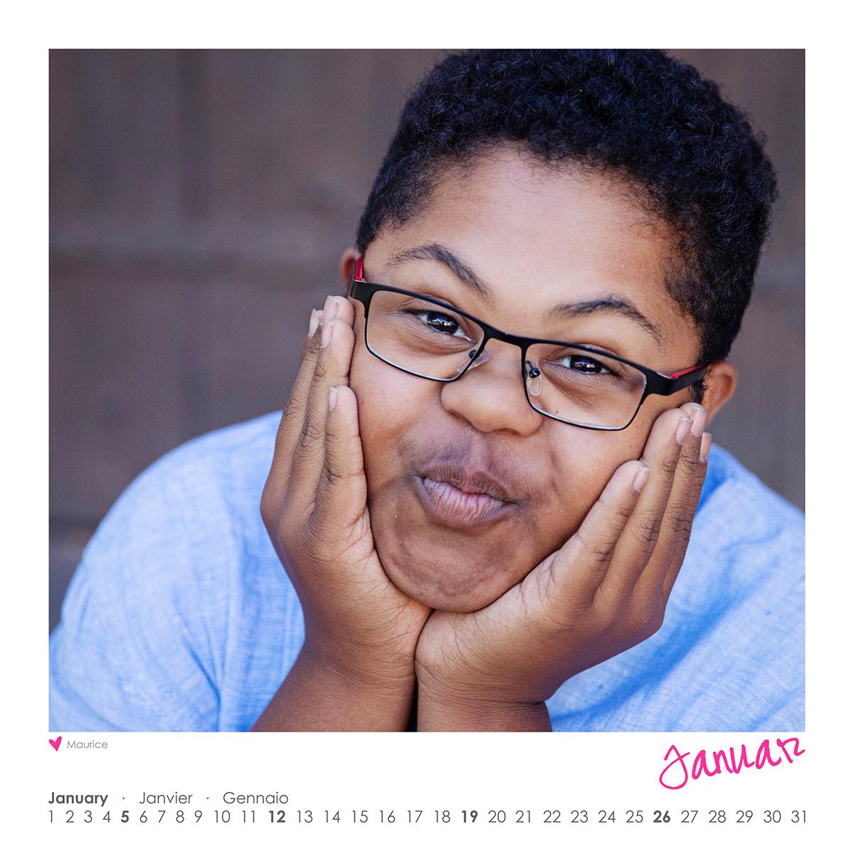 Beispielinhalt (Bild) Wandkalender A little extra 2025