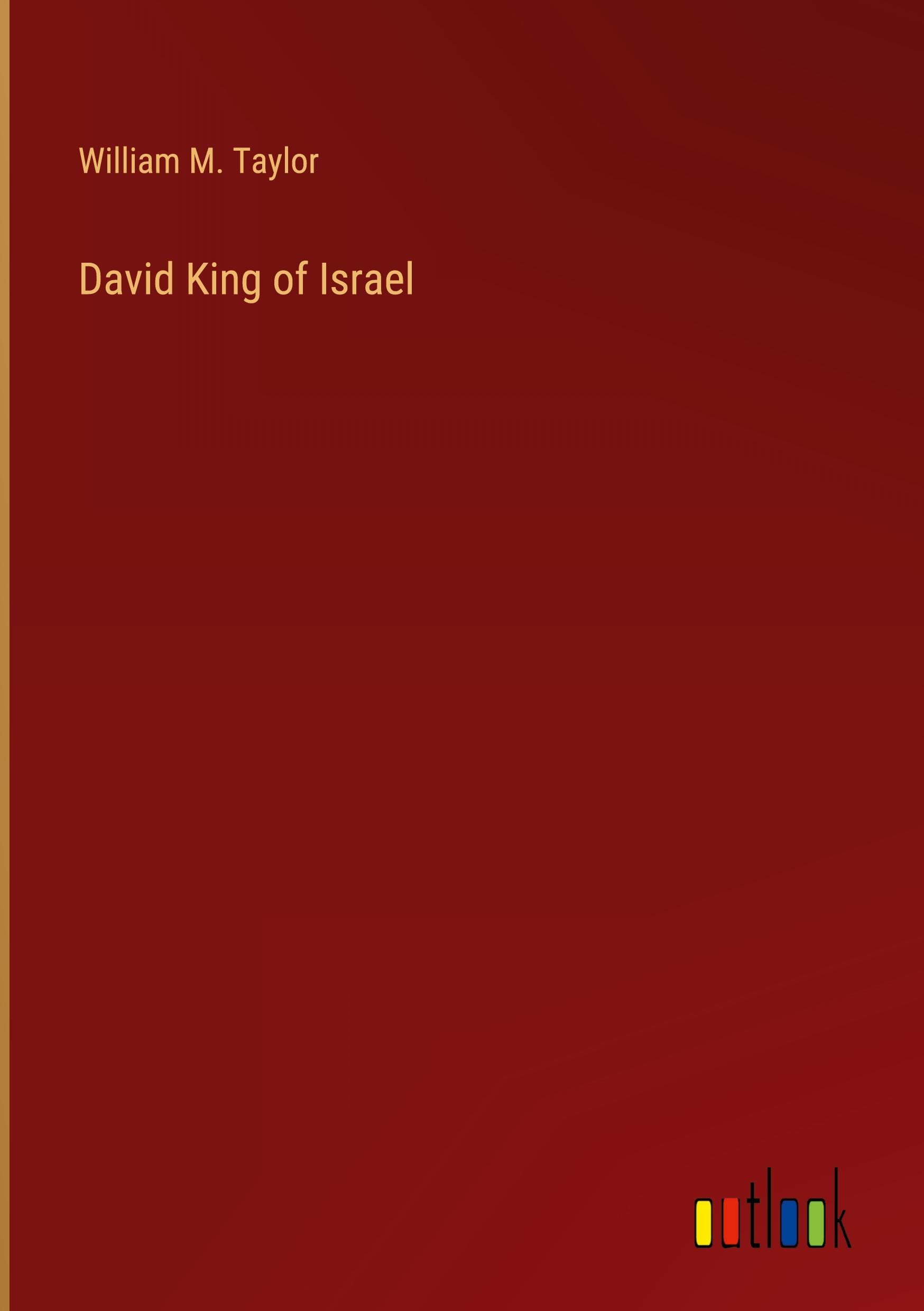 Vorderes Coverbild David King of Israel