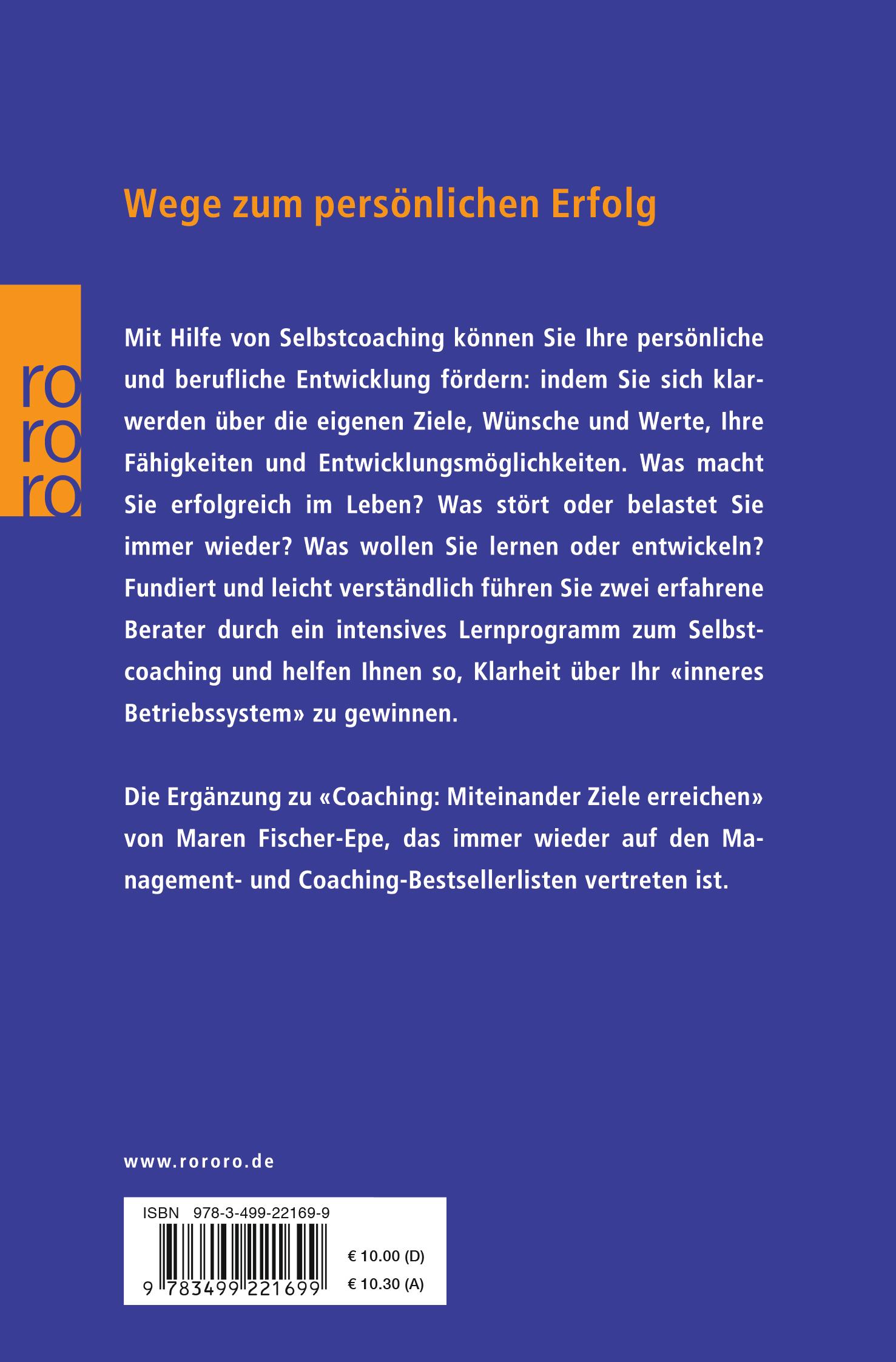 Rückseitencover Selbstcoaching