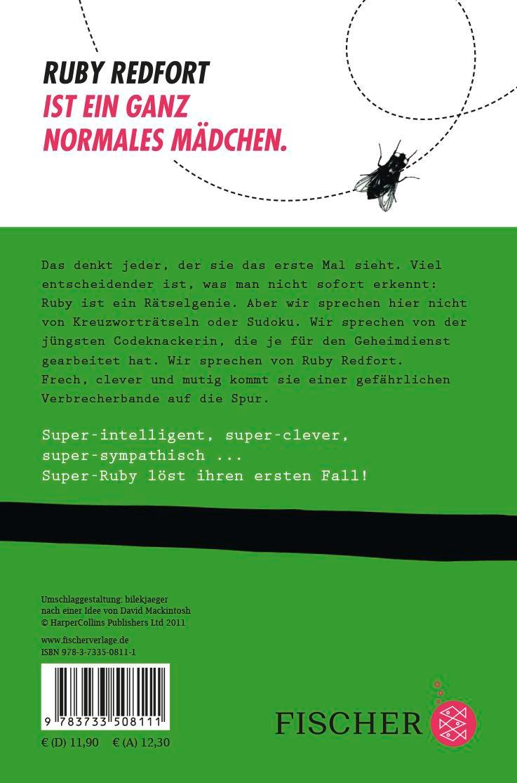 Rückseitencover Ruby Redfort - Gefährlicher als Gold
