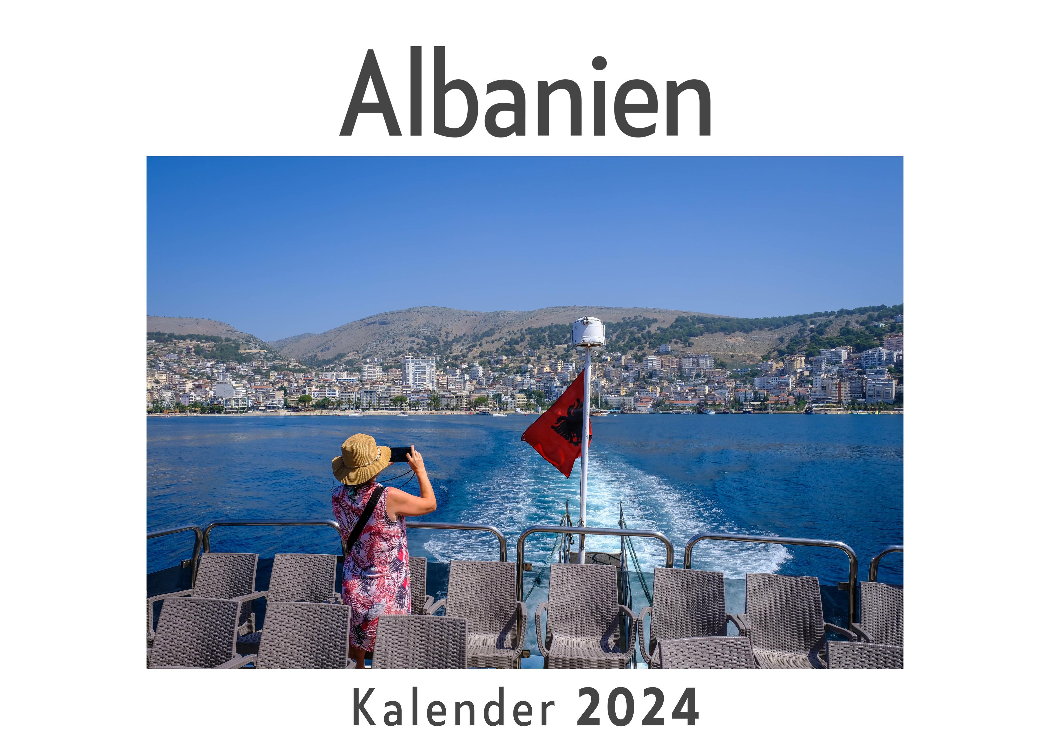 Vorderes Coverbild Albanien (Wandkalender 2024, Kalender DIN A4 quer, Monatskalender im Querformat mit Kalendarium, Das perfekte Geschenk)