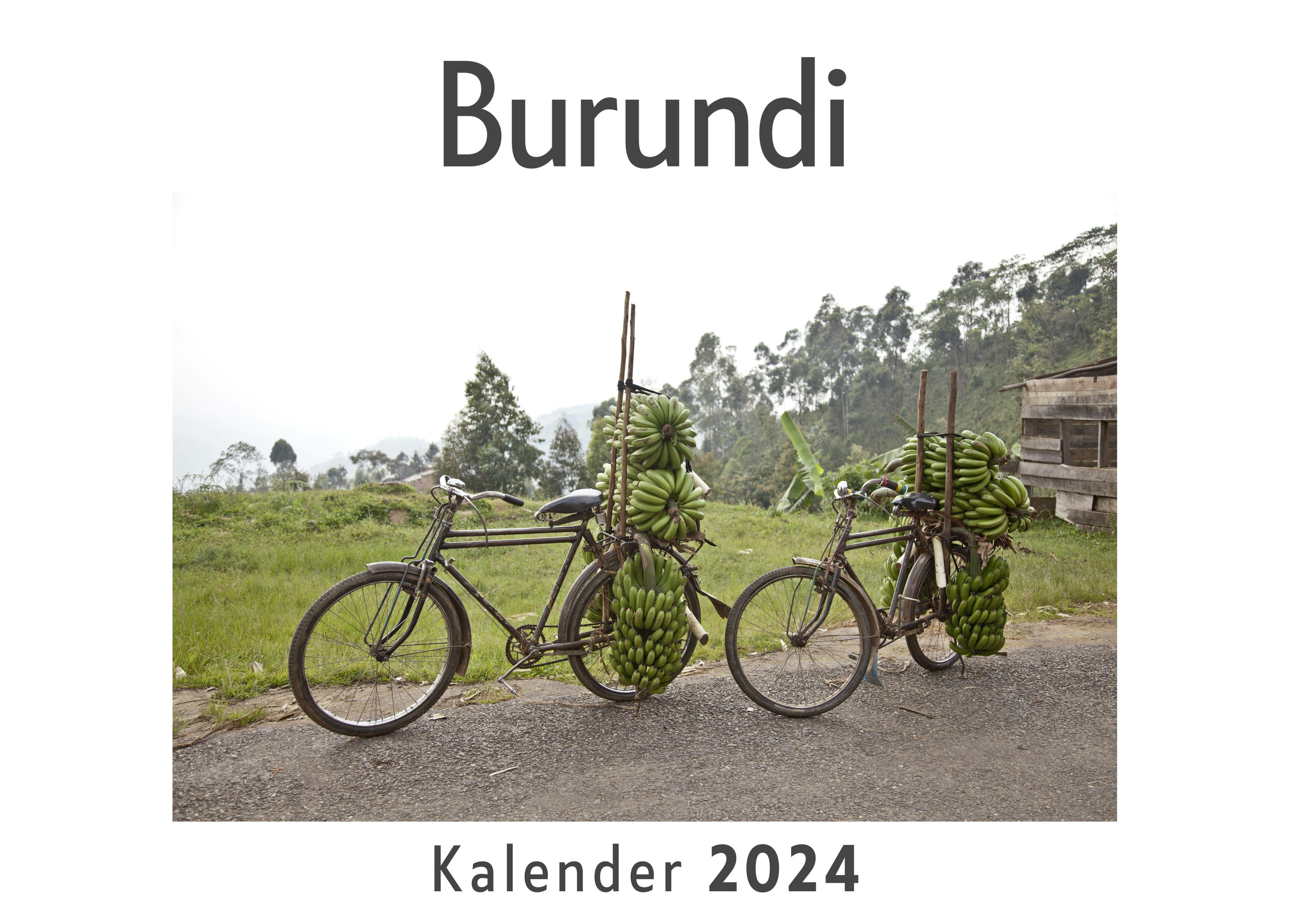 Vorderes Coverbild Burundi (Wandkalender 2024, Kalender DIN A4 quer, Monatskalender im Querformat mit Kalendarium, Das perfekte Geschenk)