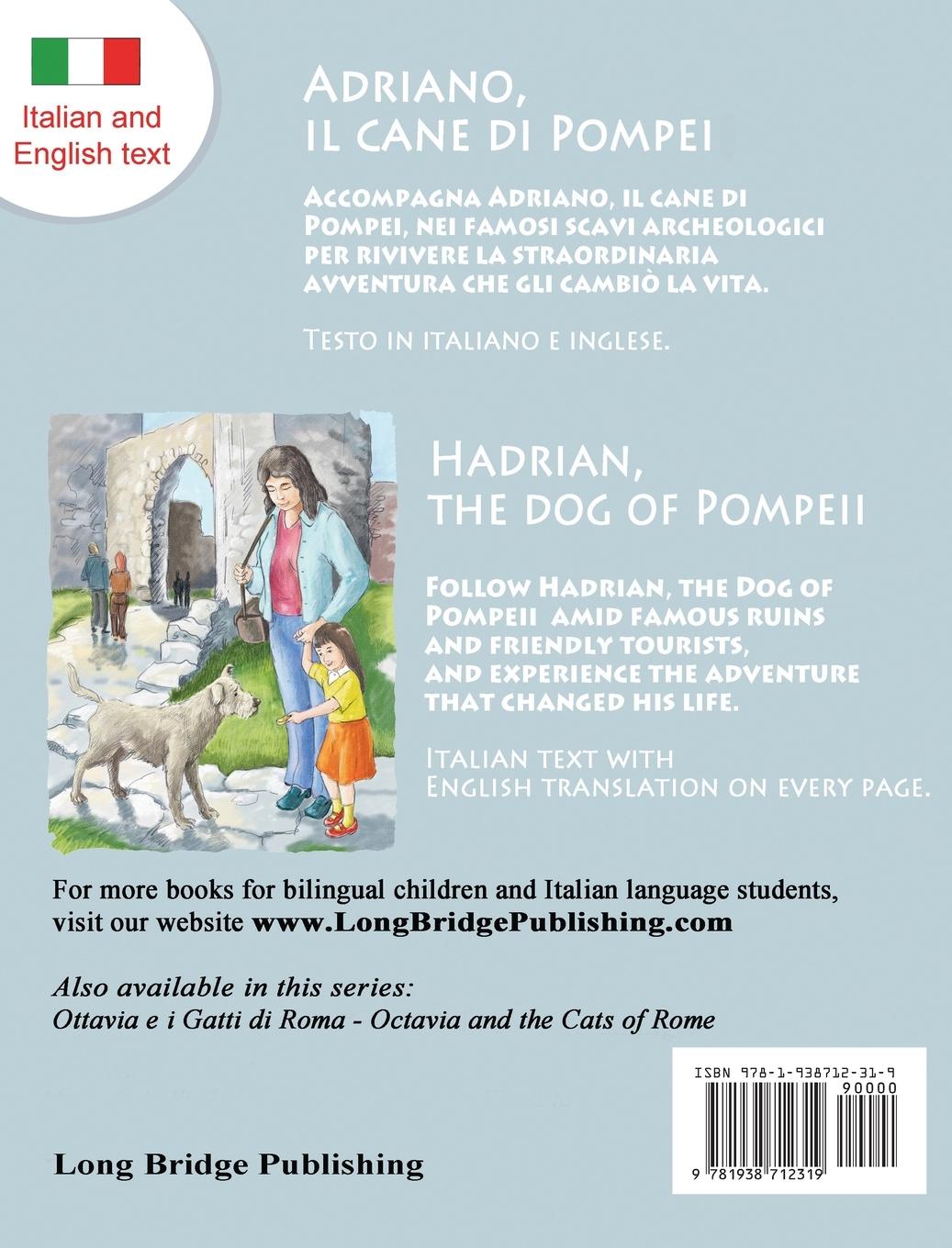 Rückseitencover Adriano, Il Cane Di Pompei - Hadrian, the Dog of Pompeii