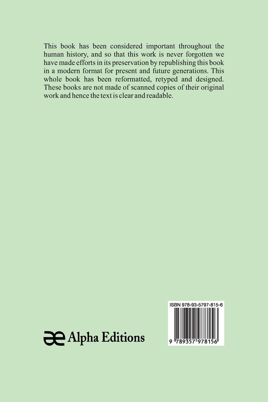 Rückseitencover A Romance of the Republic