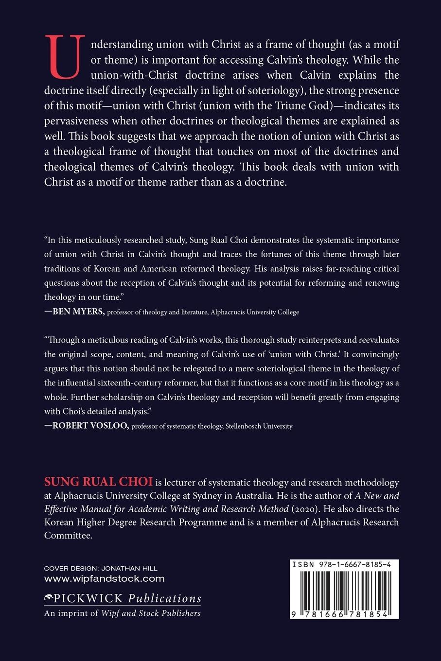 Rückseitencover Union with Christ