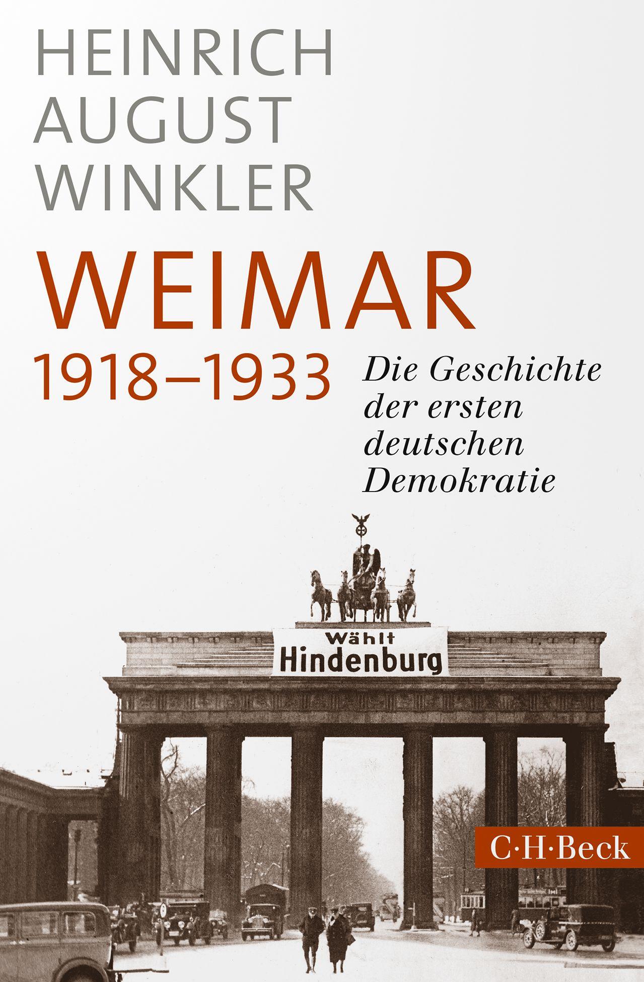 Vorderes Coverbild Weimar 1918-1933