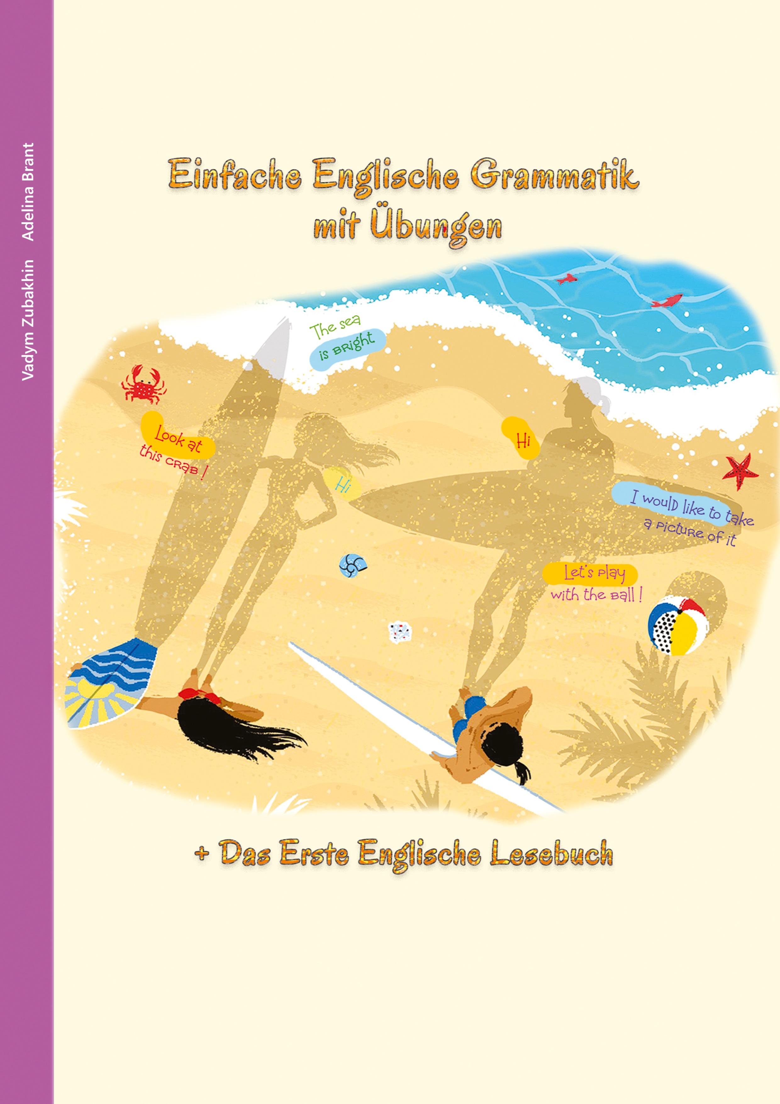 Vorderes Coverbild Englisch lernen war noch nie so unterhaltsam - Einfache Englische Grammatik mit Übungen