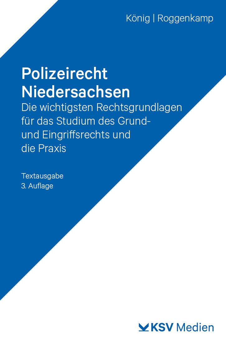 Vorderes Coverbild Polizeirecht Niedersachsen