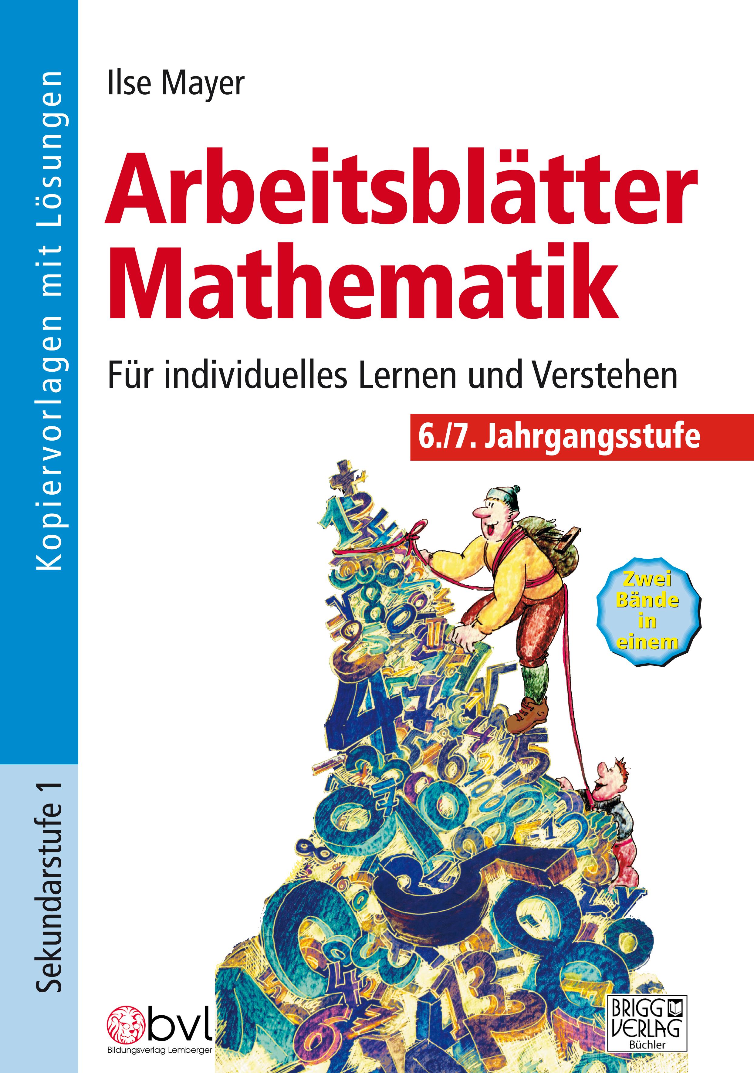 Vorderes Coverbild Arbeitsblätter Mathematik 6./7. Klasse