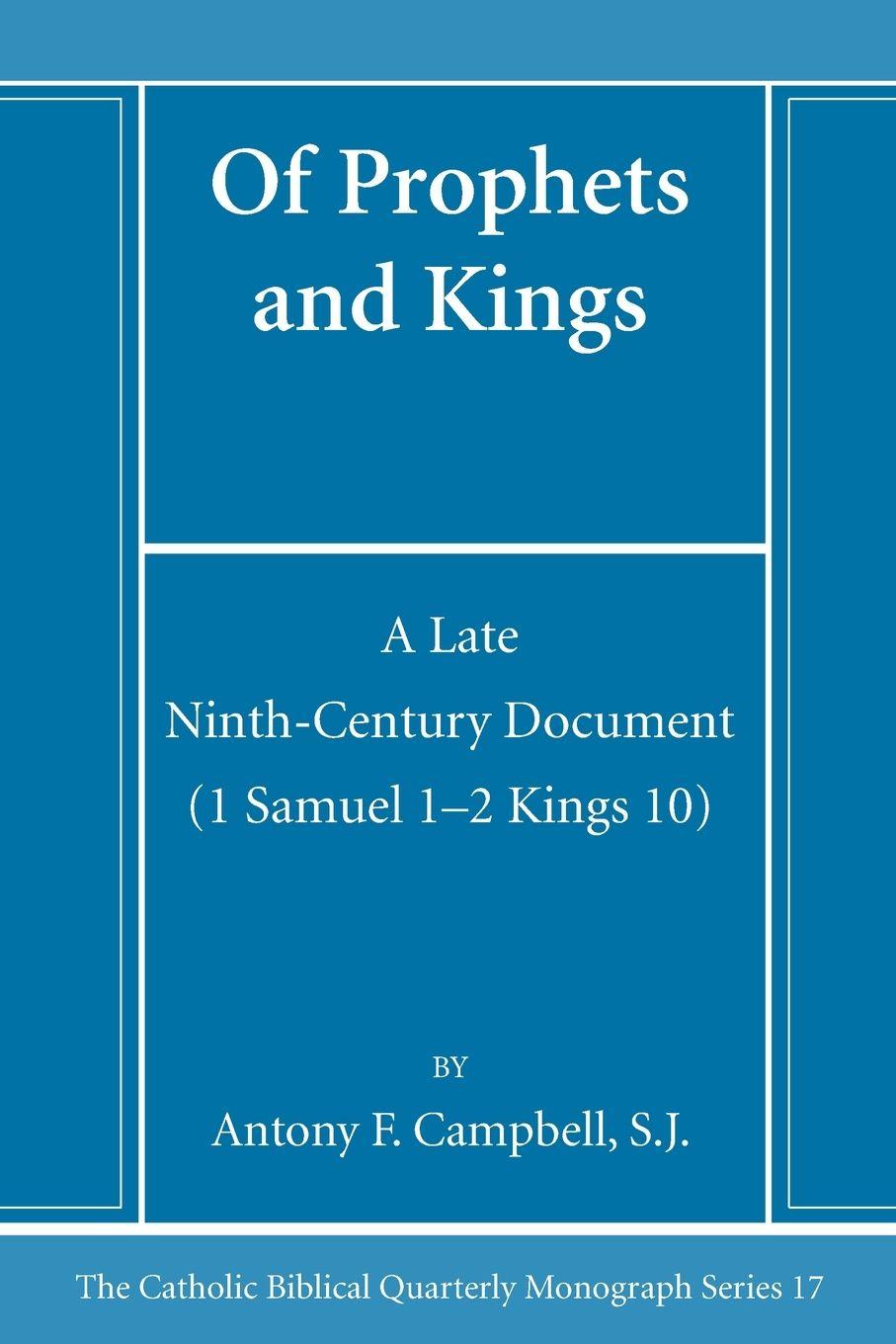 Vorderes Coverbild Of Prophets and Kings