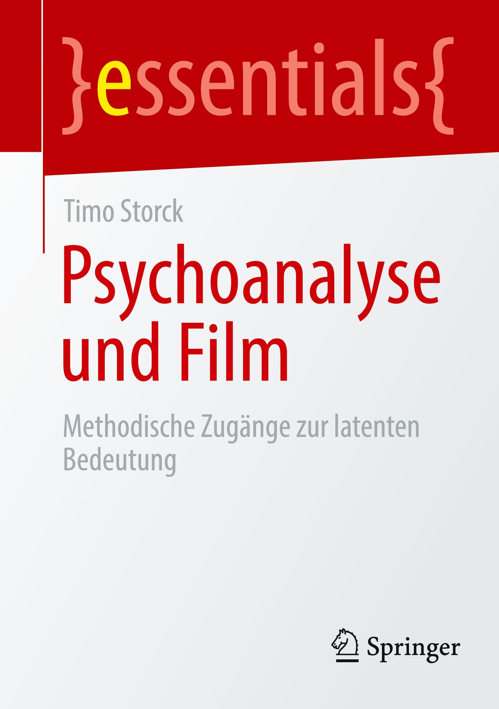 Vorderes Coverbild Psychoanalyse und Film