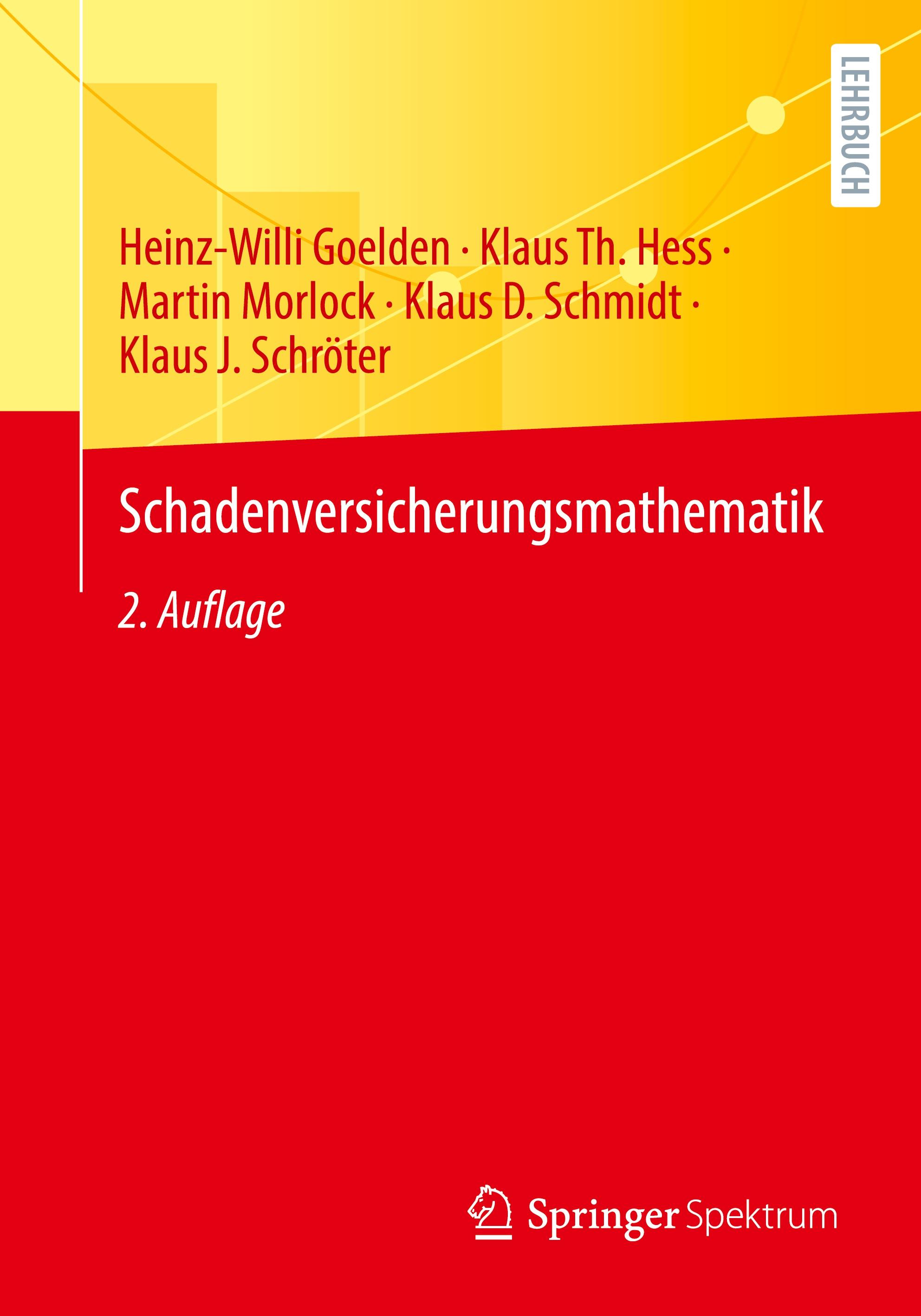 Vorderes Coverbild Schadenversicherungsmathematik