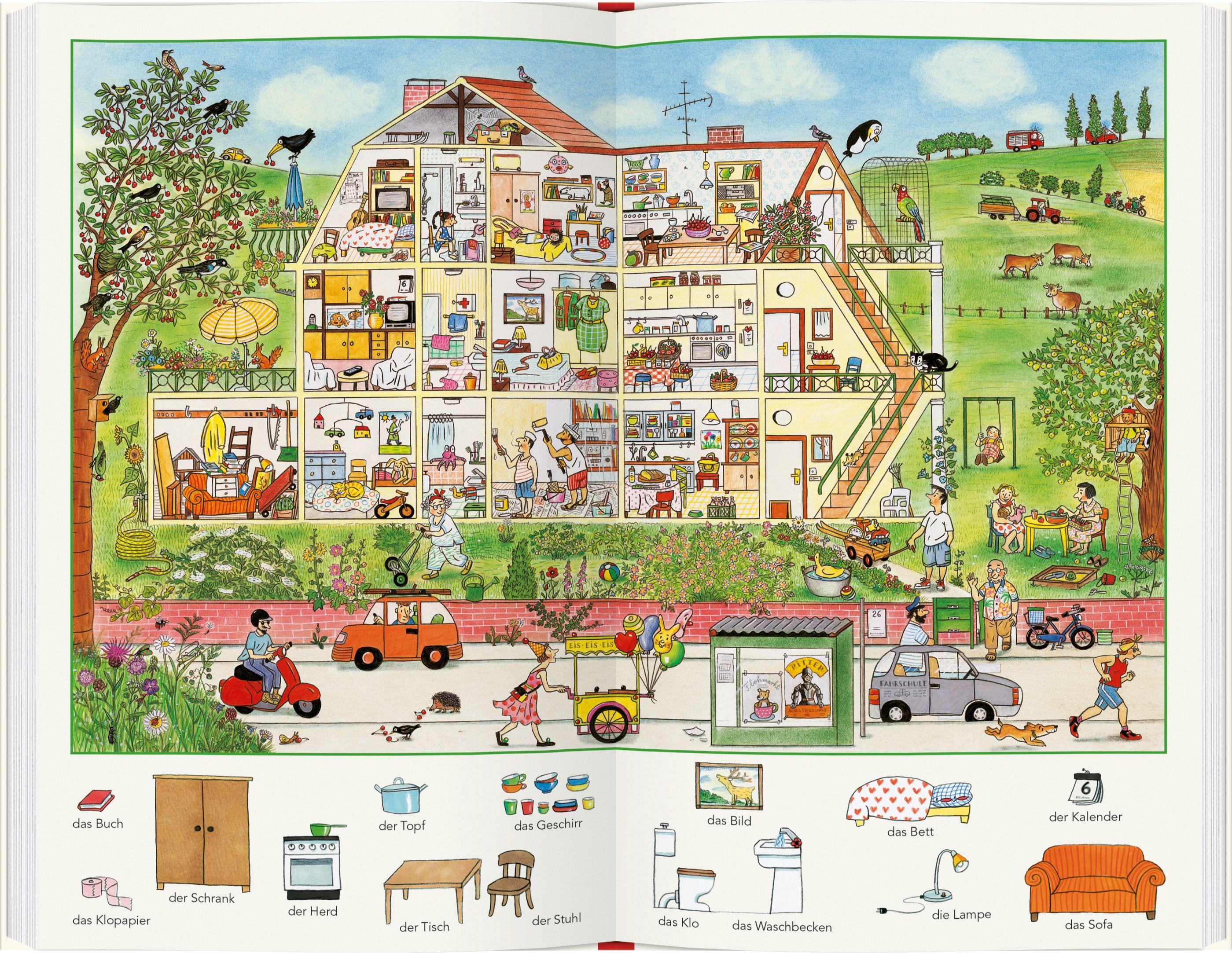 Beispielinhalt (Bild) Das große Wörterwimmelbuch