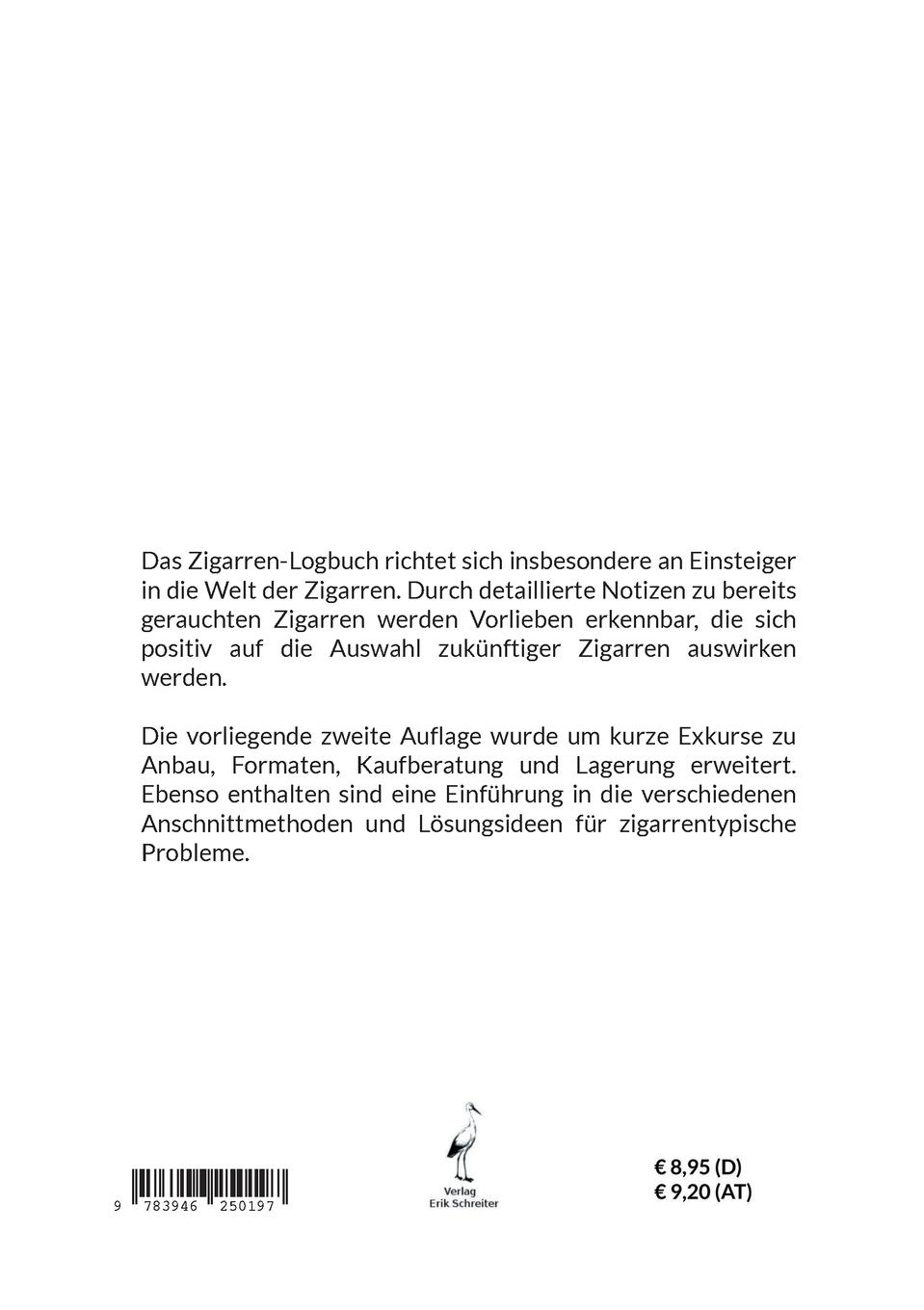 Rückseitencover Das Zigarren-Logbuch