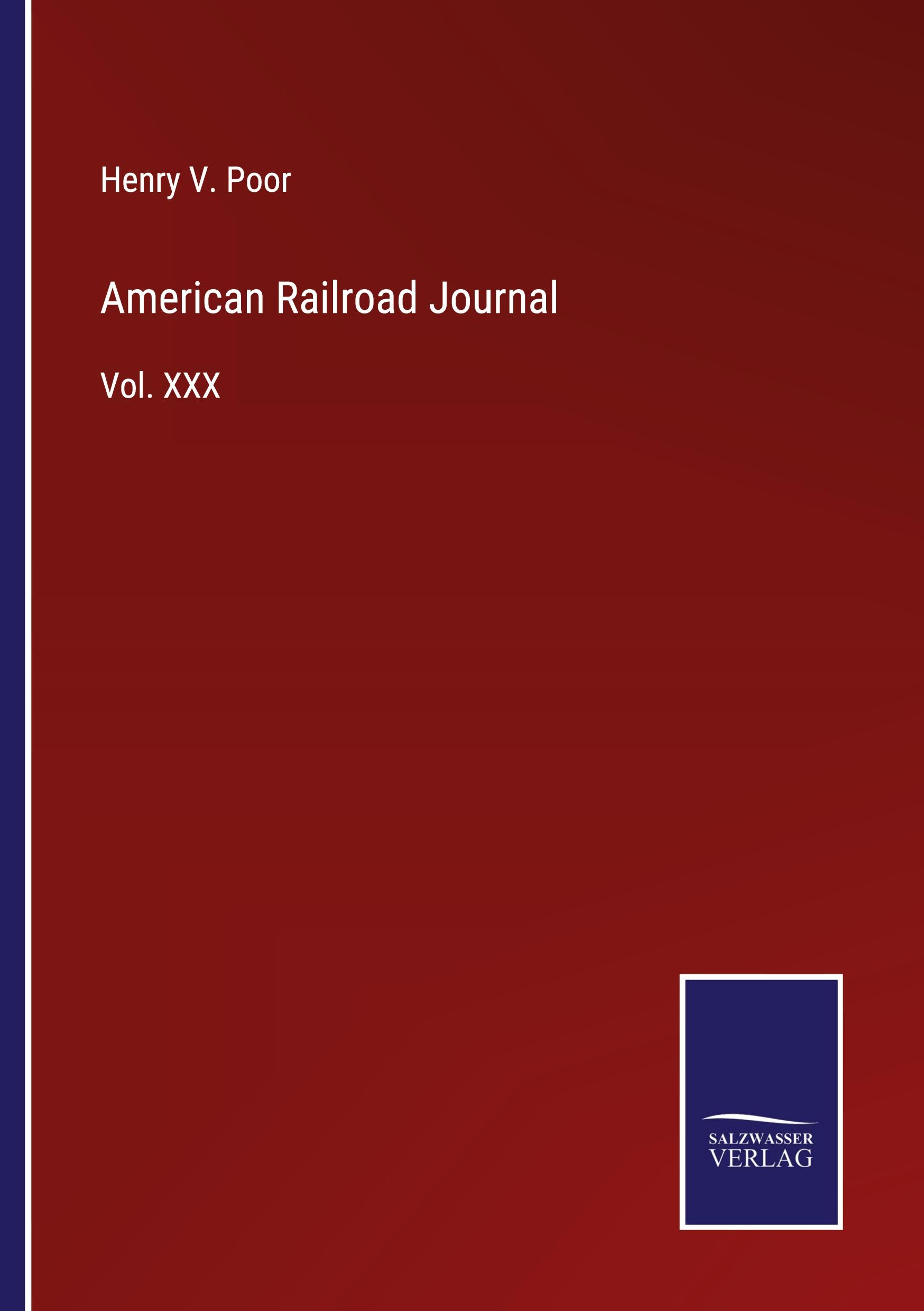 Vorderes Coverbild American Railroad Journal