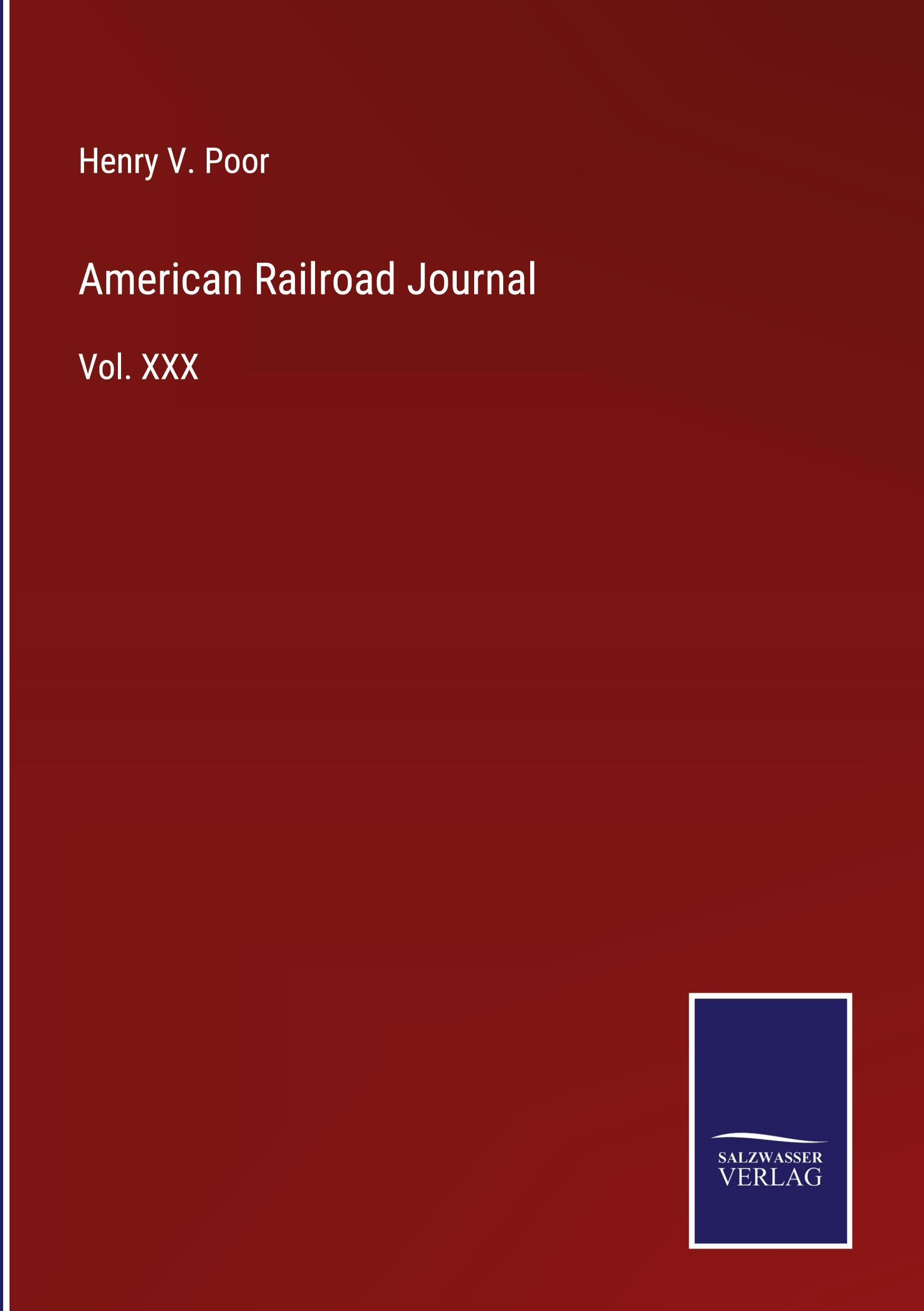 Vorderes Coverbild American Railroad Journal