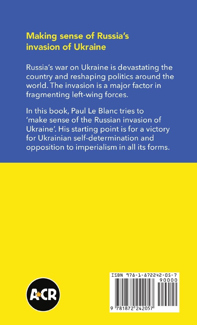 Rückseitencover Making sense of Russia's invasion of Ukraine