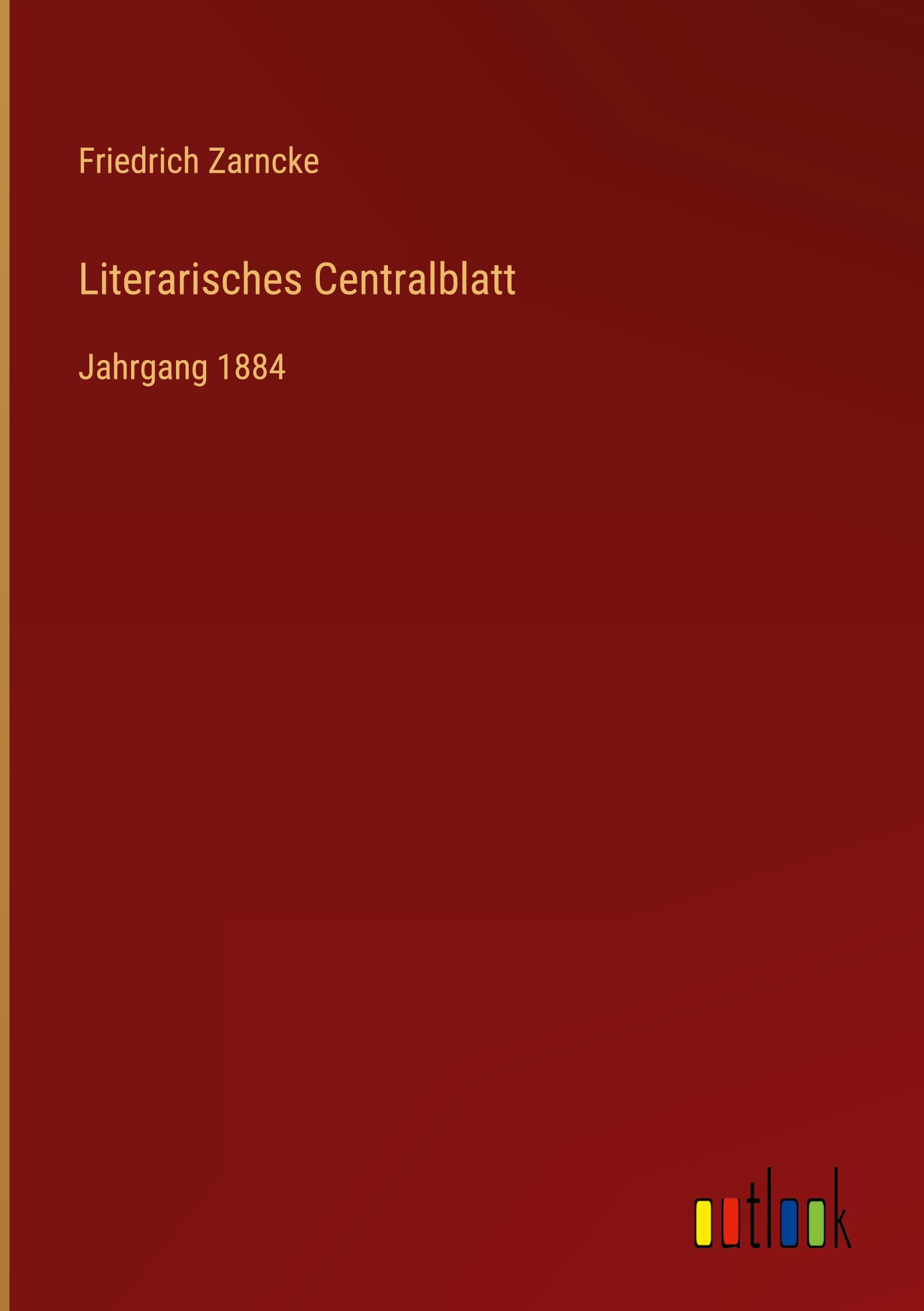 Vorderes Coverbild Literarisches Centralblatt