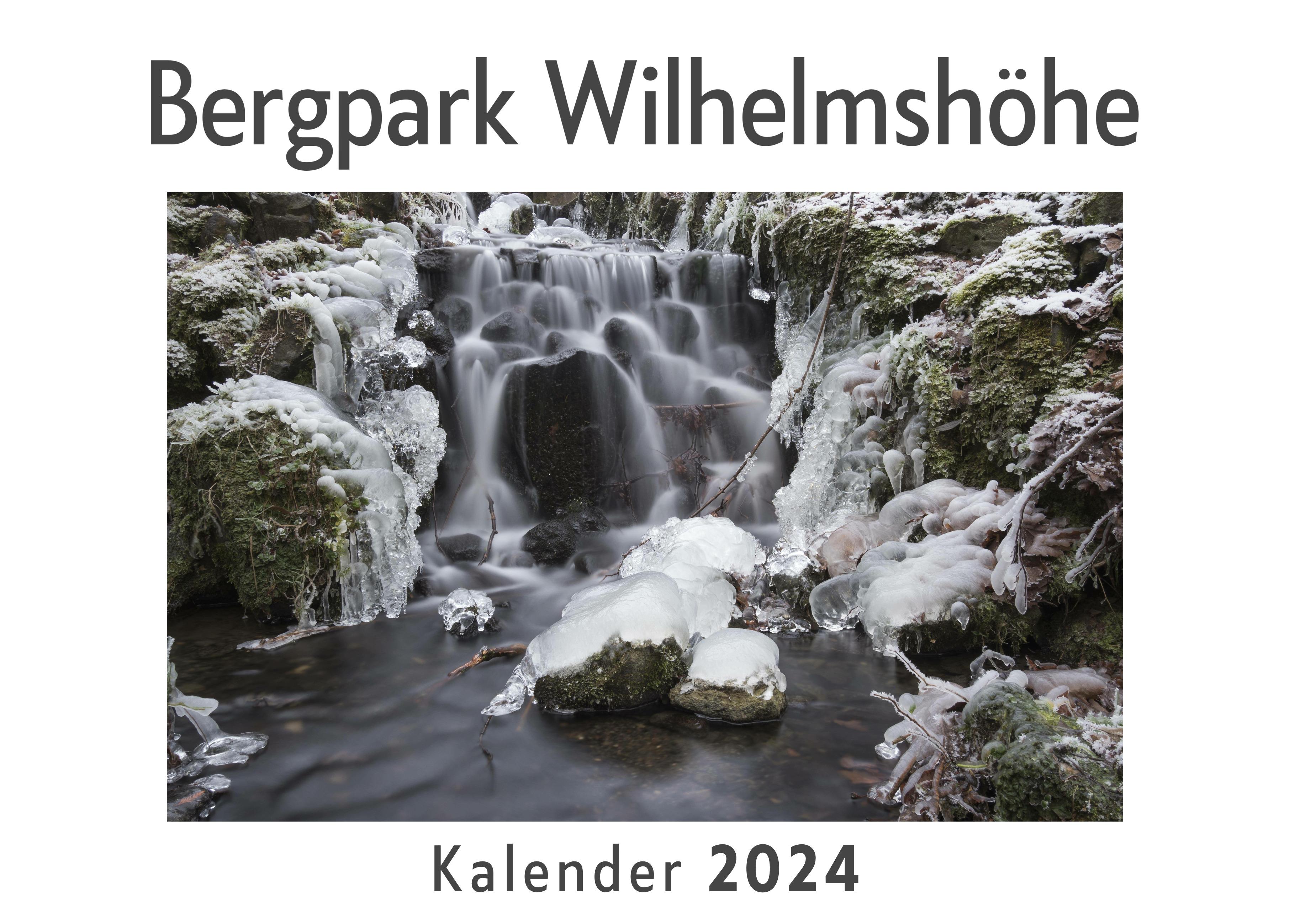 Vorderes Coverbild Bergpark Wilhelmshöhe (Wandkalender 2024, Kalender DIN A4 quer, Monatskalender im Querformat mit Kalendarium, Das perfekte Geschenk)