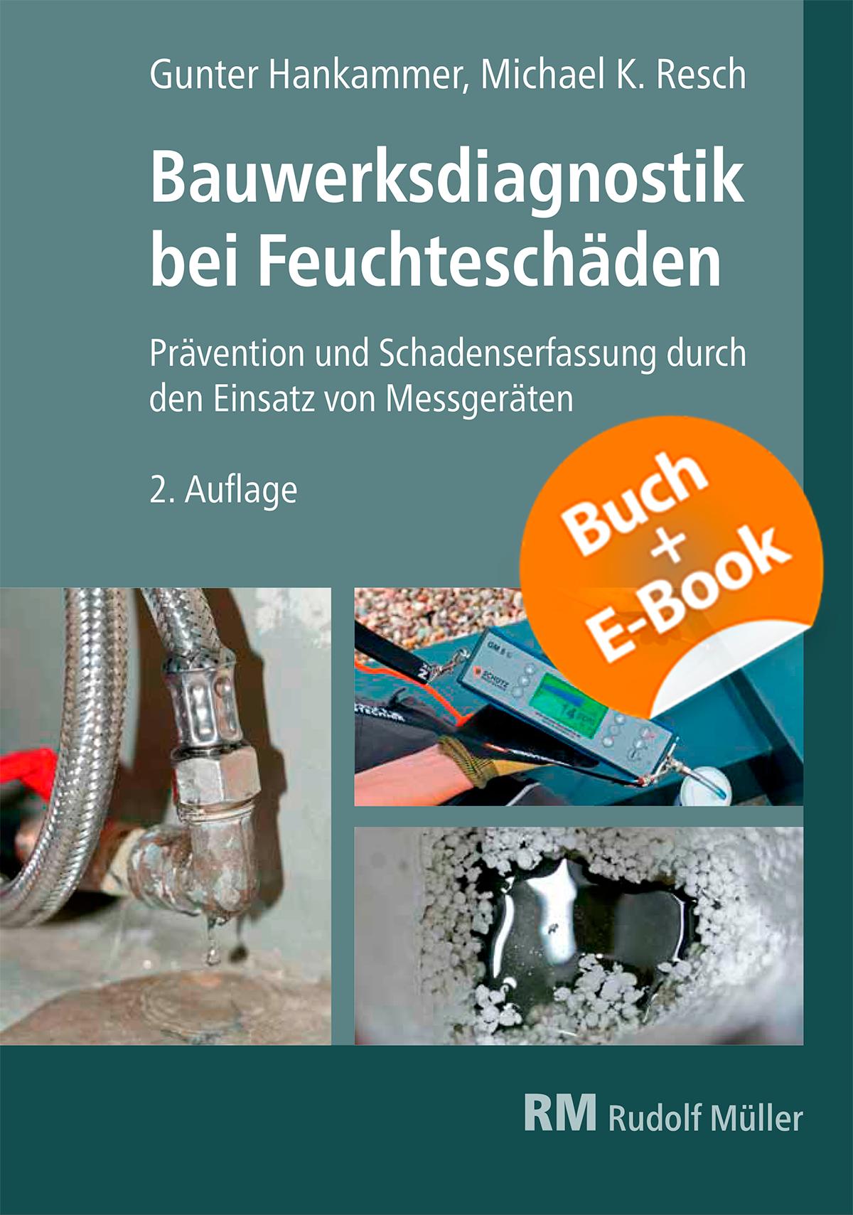 Vorderes Coverbild Bauwerksdiagnostik bei Feuchteschäden - mit E-Book