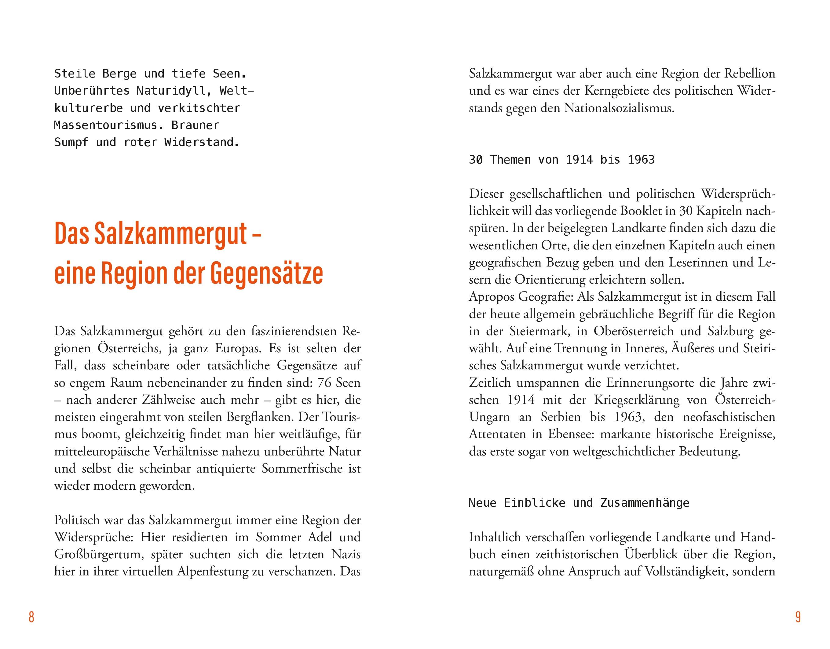 Beispielinhalt (Bild) Salzkammergut - Orte der Erinnerung