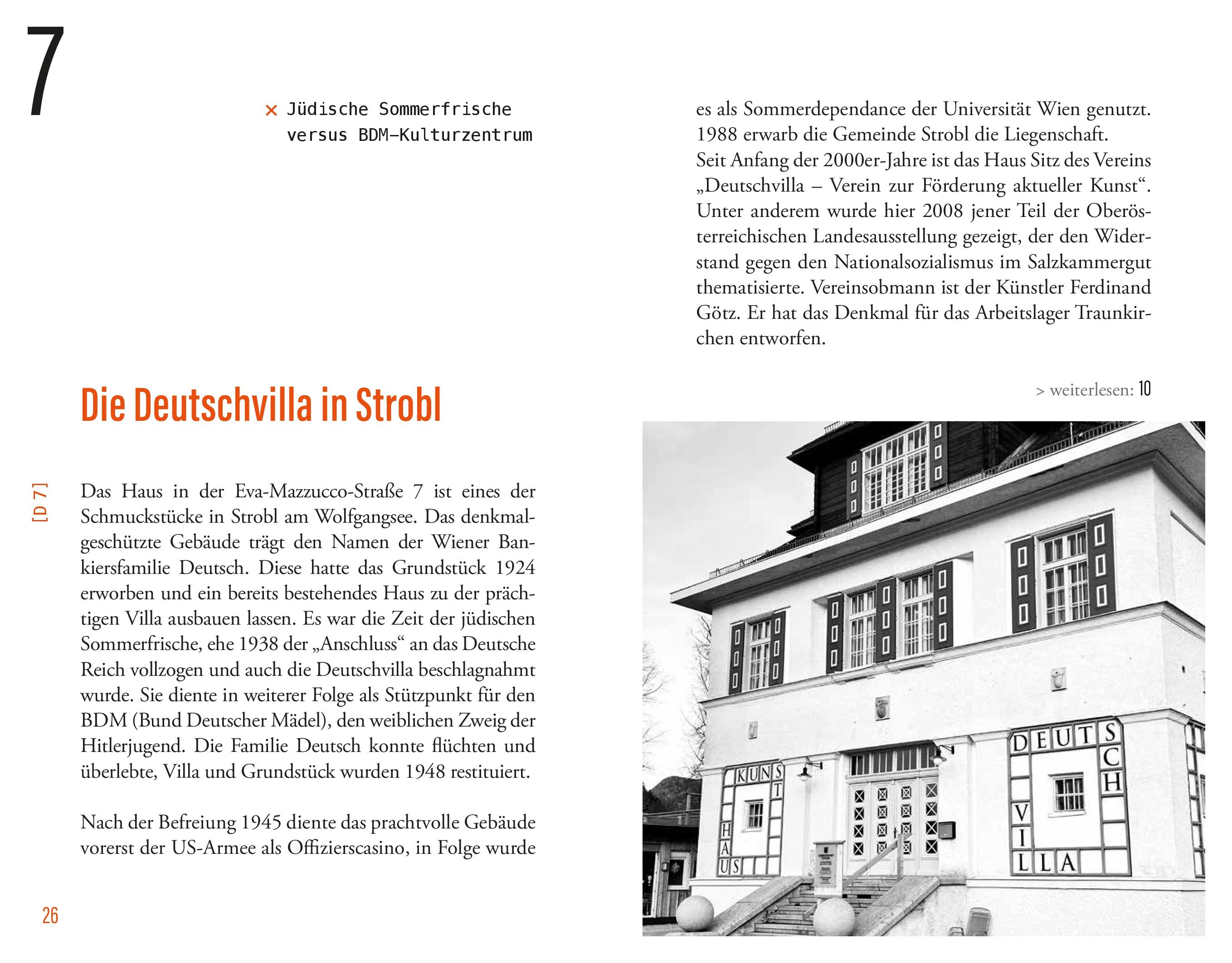 Beispielinhalt (Bild) Salzkammergut - Orte der Erinnerung