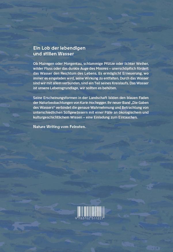 Rückseitencover Die Gaben des Wassers