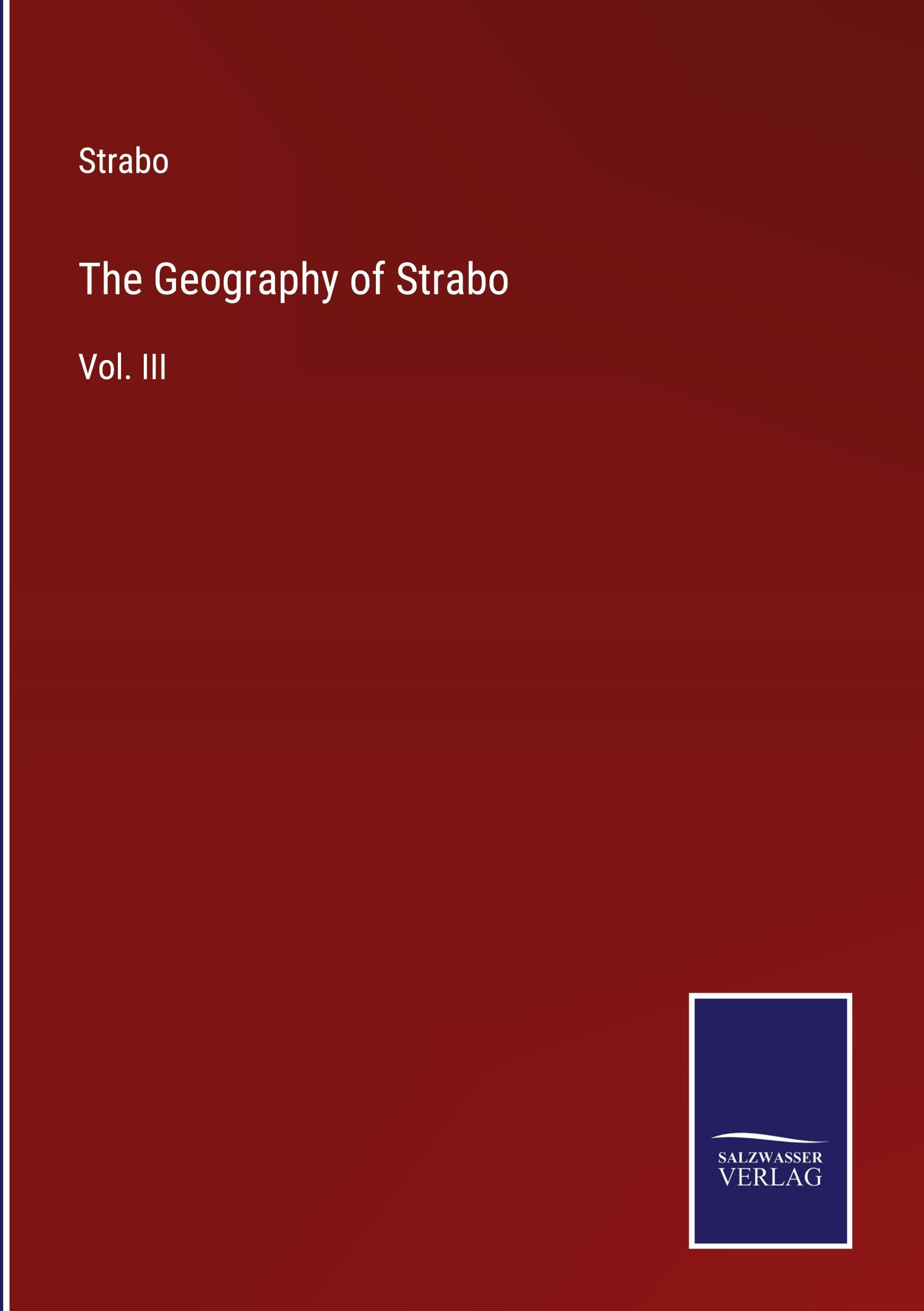 Vorderes Coverbild The Geography of Strabo