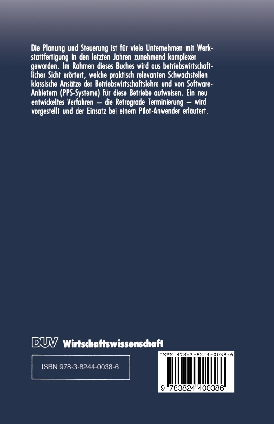 Rückseitencover Retrograde Terminierung