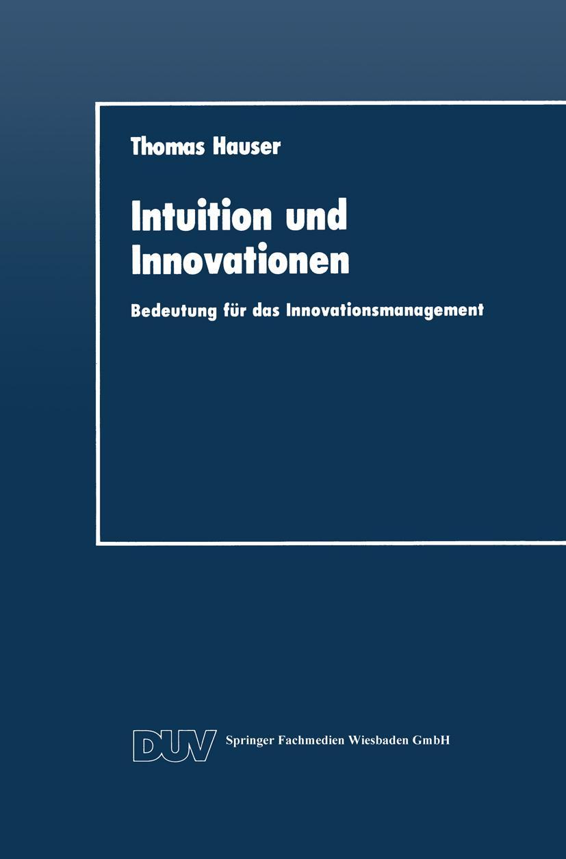 Vorderes Coverbild Intuition und Innovationen