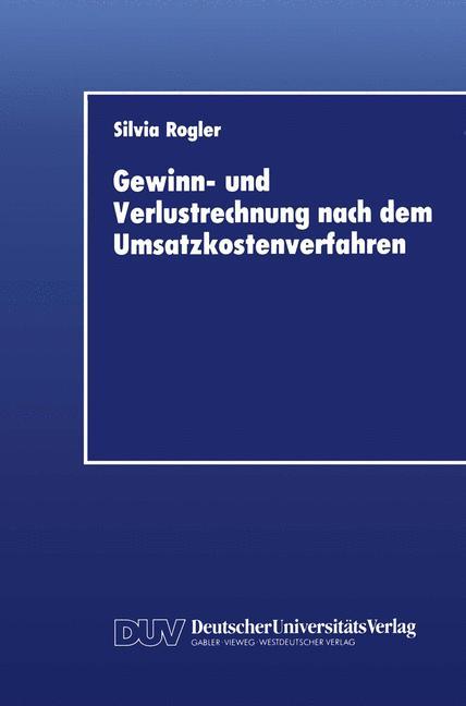 Vorderes Coverbild Gewinn- und Verlustrechnung nach dem Umsatzkostenverfahren