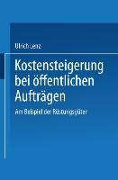 Vorderes Coverbild Kostensteigerungen bei öffentlichen Aufträgen
