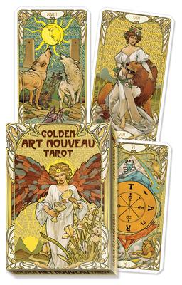 Vorderes Coverbild Golden Art Nouveau Tarot Grand Trumps
