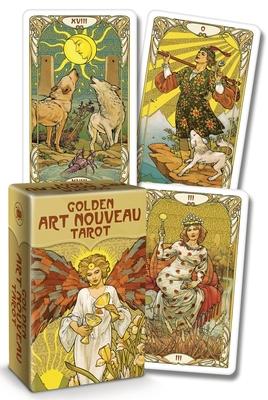 Vorderes Coverbild Golden Art Nouveau Tarot Mini