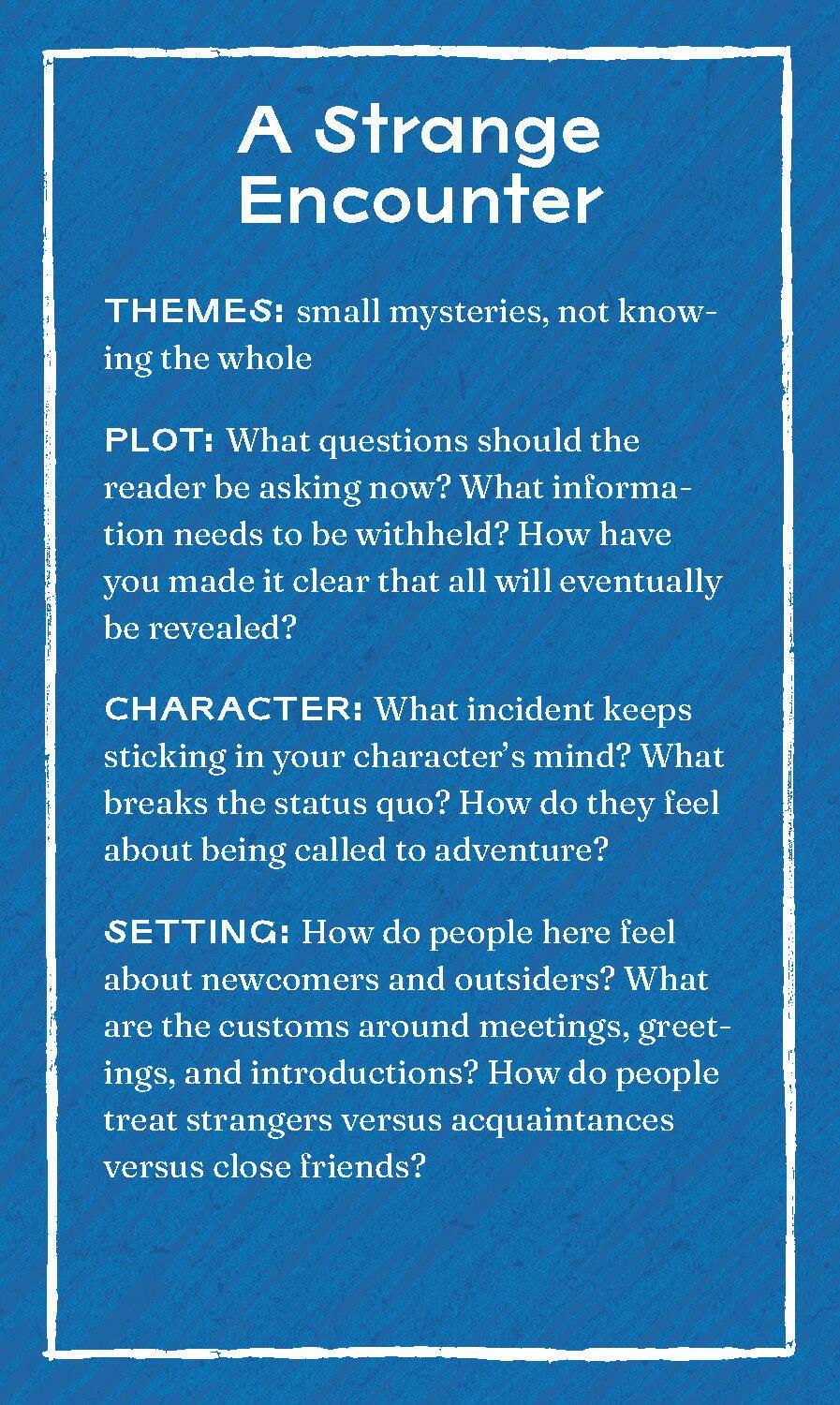 Beispielinhalt (Bild) The Writer's Oracle Deck & Guidebook