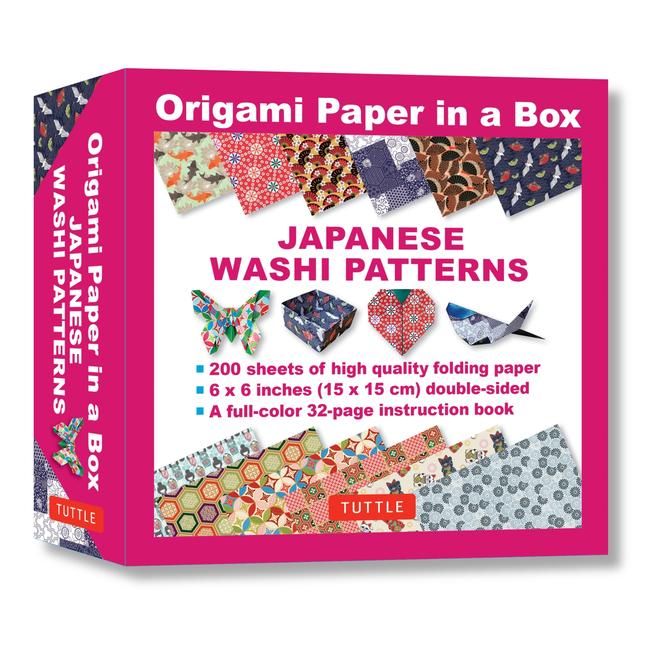 Vorderes Coverbild Origami Paper in a Box - Japanese Washi Patterns