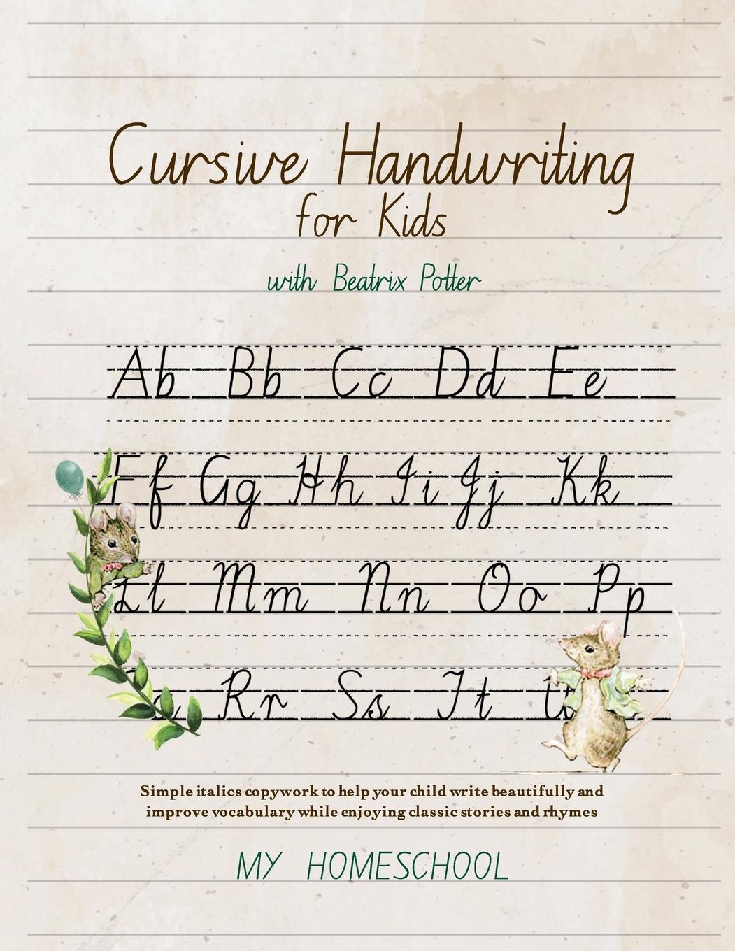 Vorderes Coverbild Cursive Handwriting for Kids with Beatrix Potter