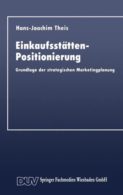 Vorderes Coverbild Einkaufsstätten-Positionierung