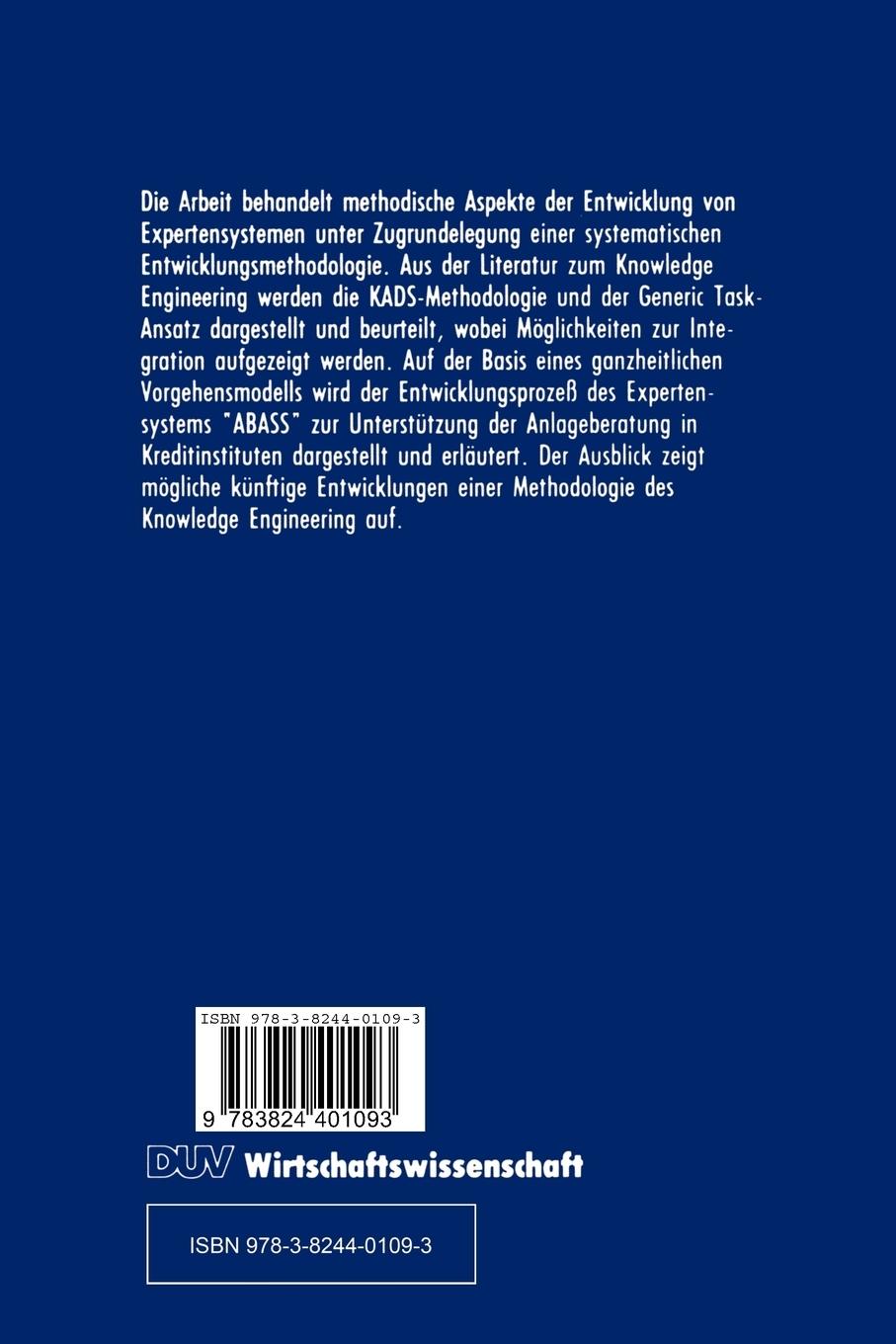 Rückseitencover Methoden des Knowledge Engineering