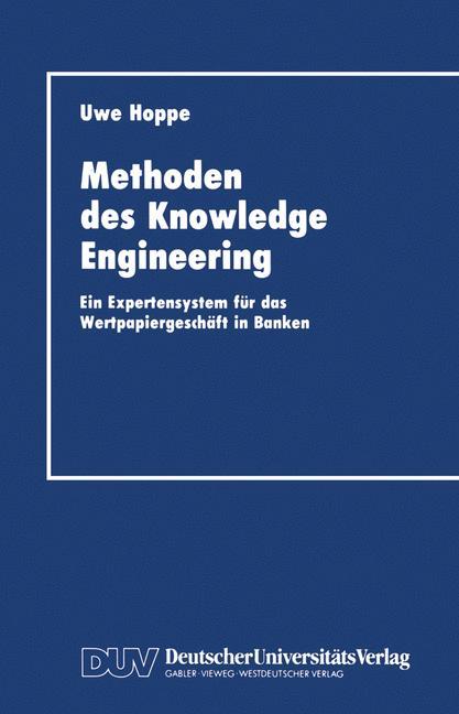 Vorderes Coverbild Methoden des Knowledge Engineering