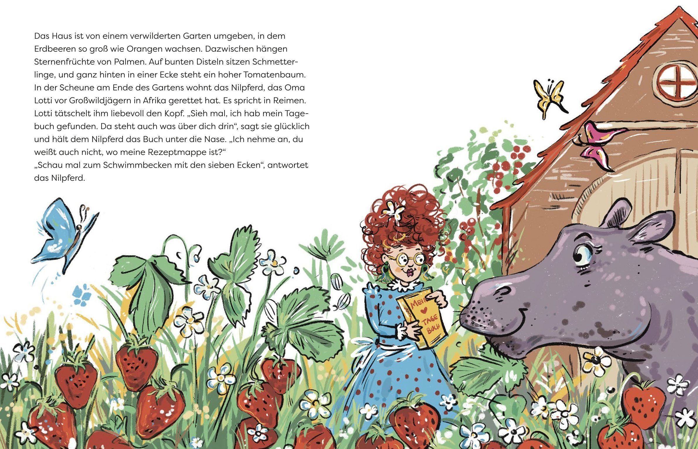 Beispielinhalt (Bild) Oma Lotti und das verschwundene Kuchenrezept