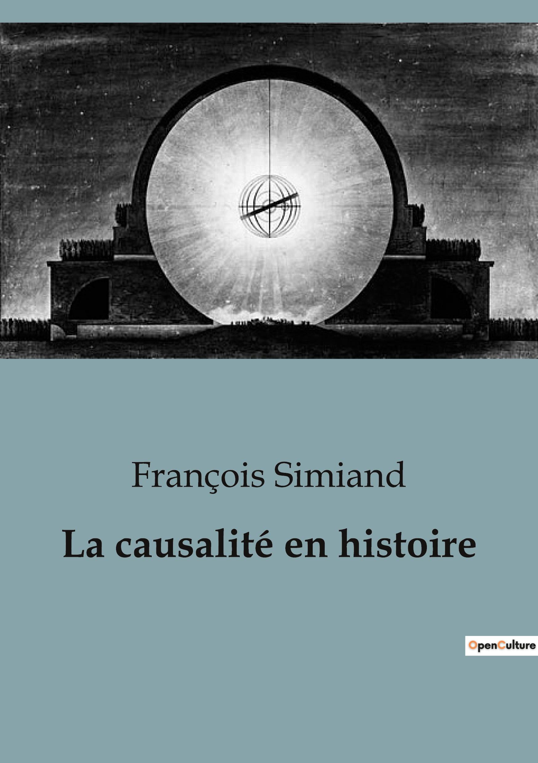 Vorderes Coverbild La causalité en histoire