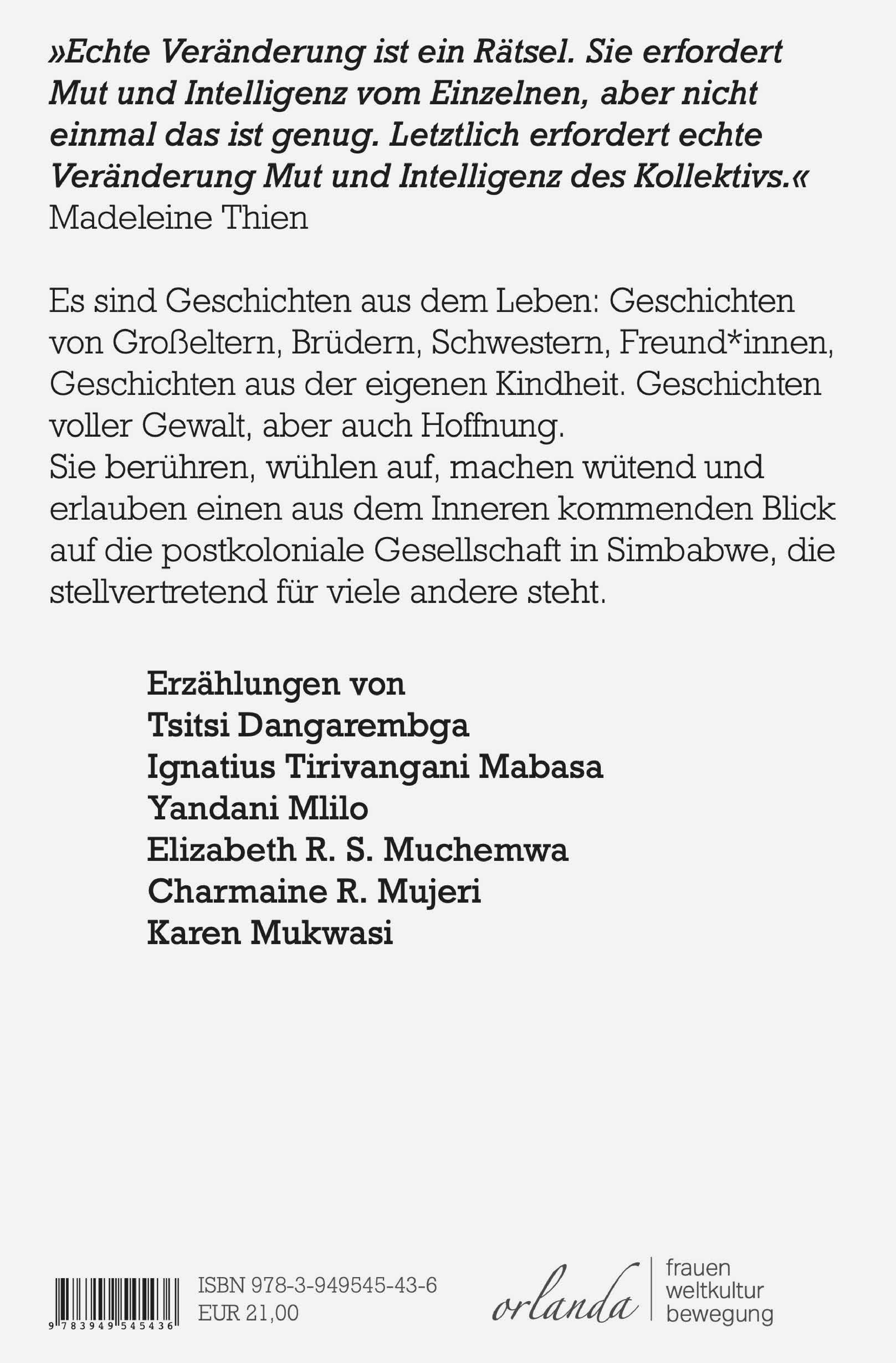 Rückseitencover Die Schwere des Seins