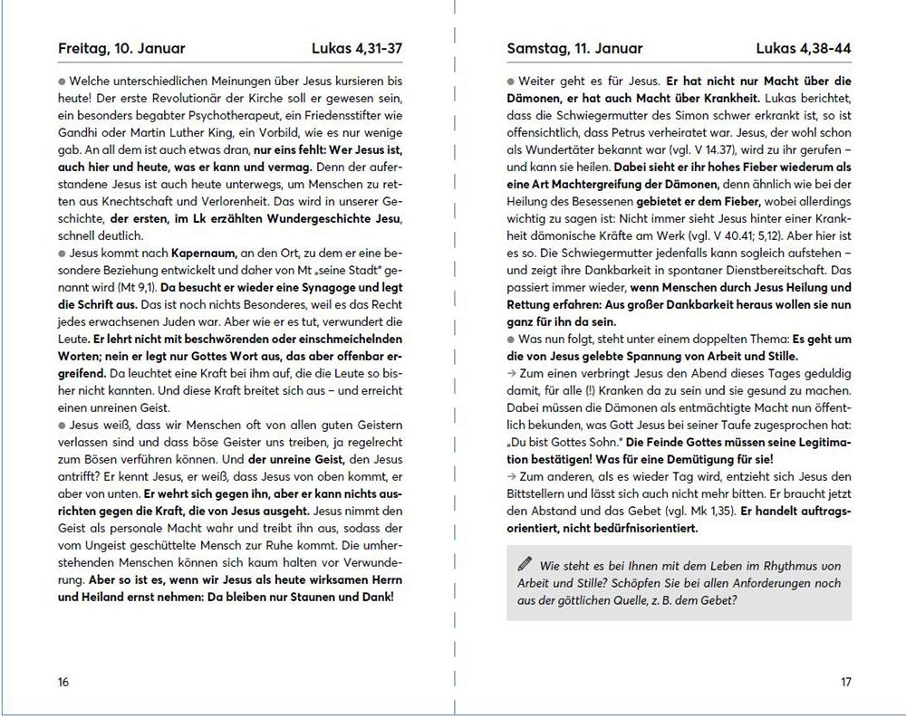 Beispielinhalt (Bild) Bibel für heute 2025